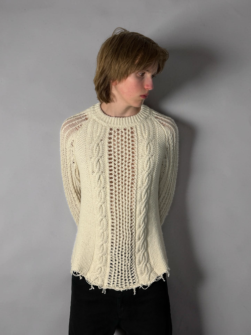 Balmain Cable knit sweater