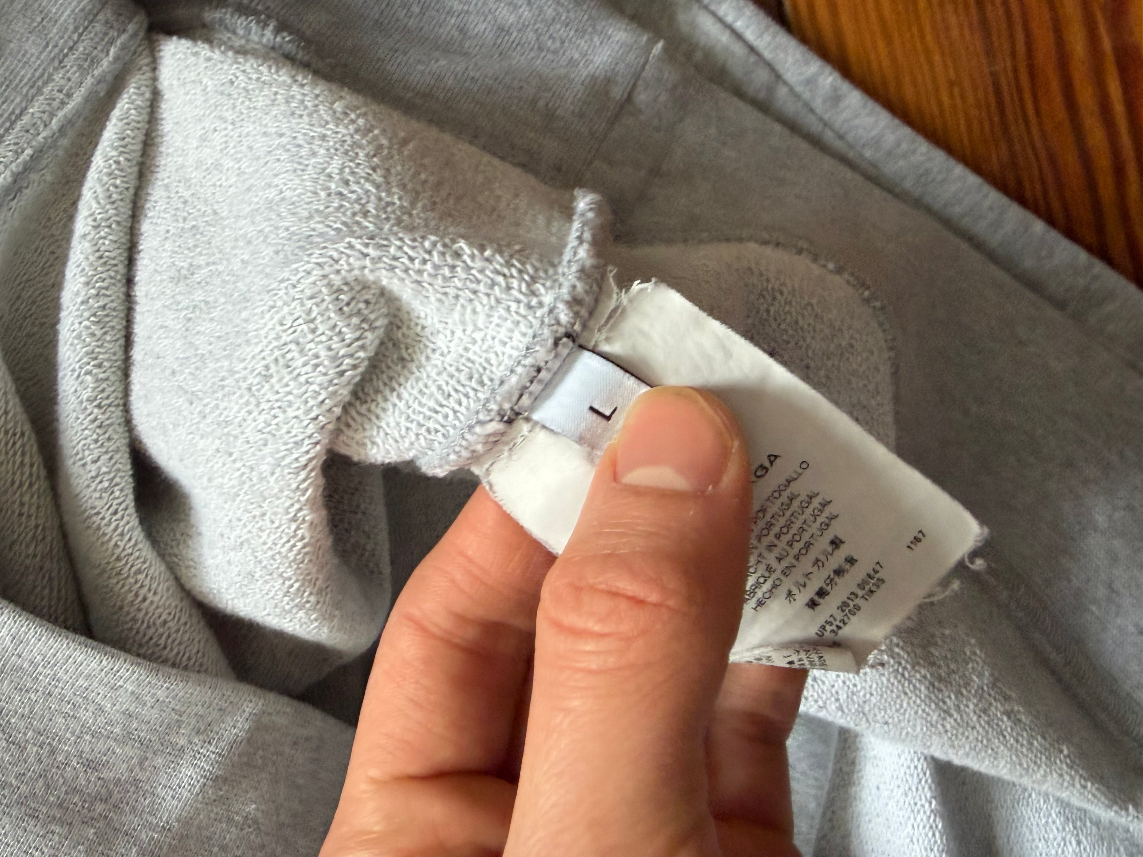 Balenciaga grey cropped sweatshirt
