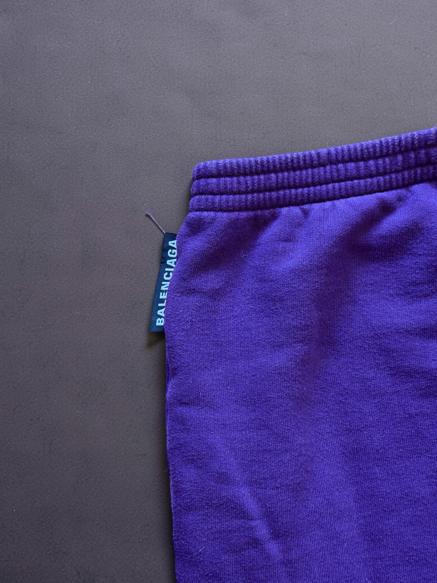 Balenciaga Purple cuffed jogger