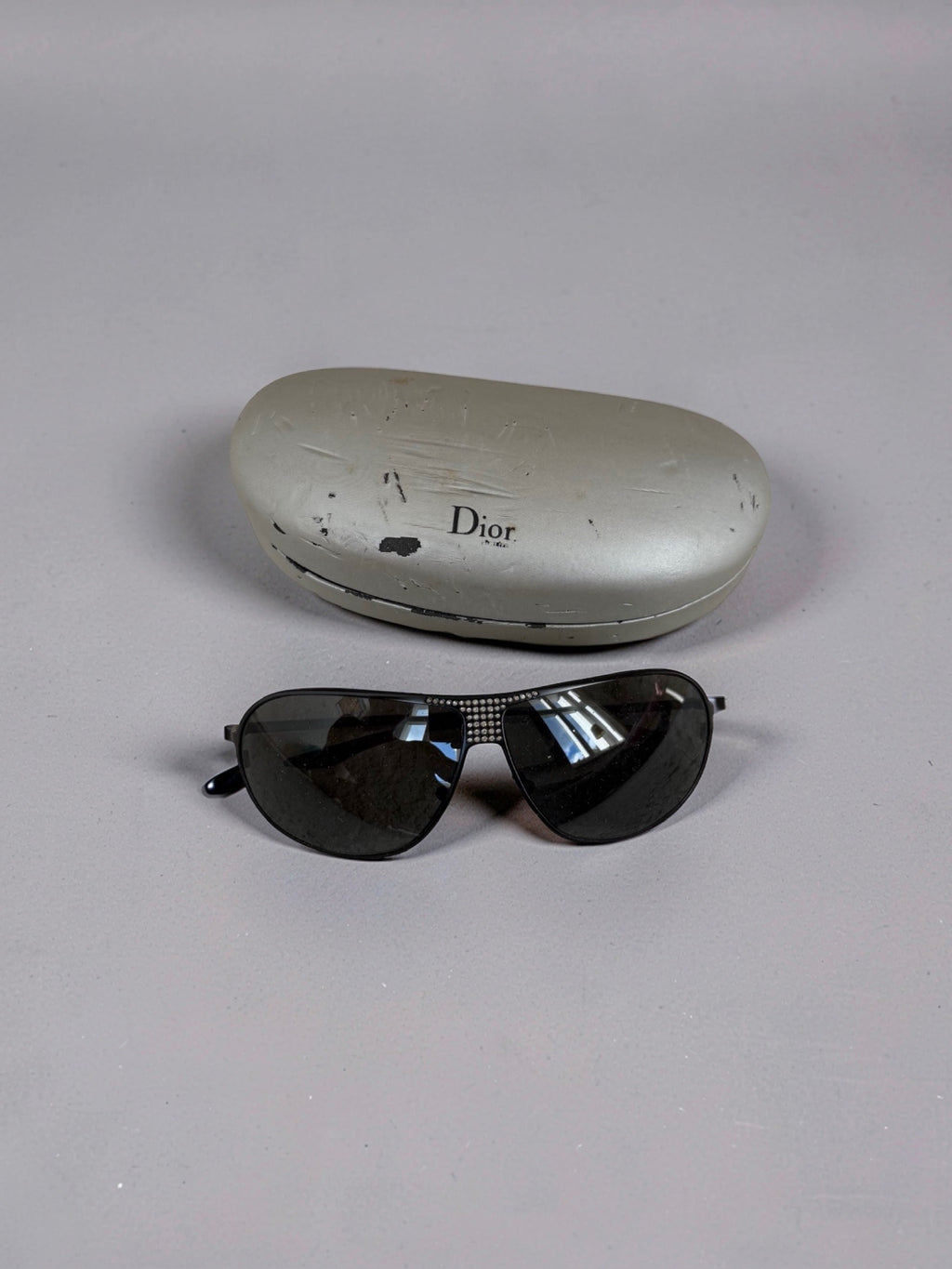 Crystal Dior Sunglasses Hedi Slimane
