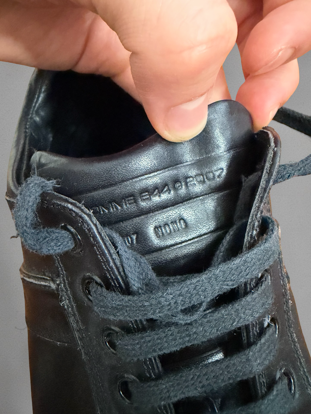 Dior 2007 Gats sneaker black calf leather