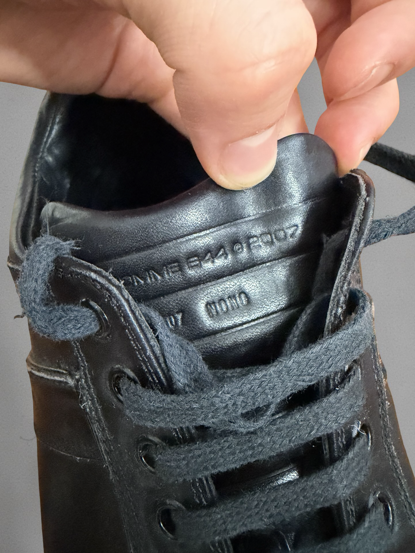 Dior 2007 Gats sneaker black calf leather