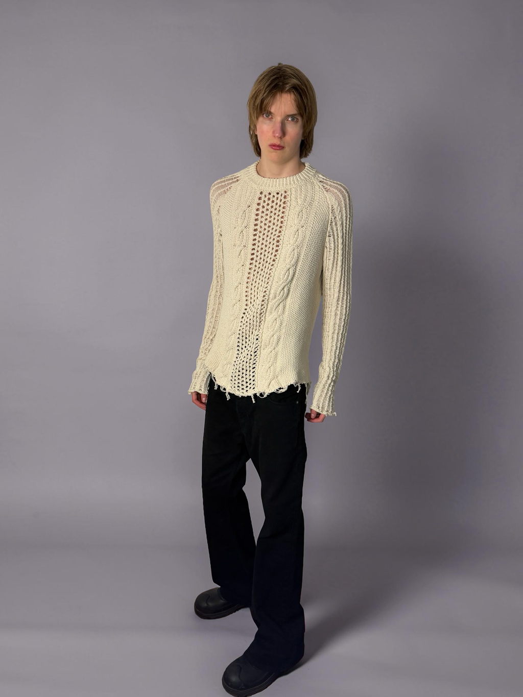 Balmain Cable knit sweater