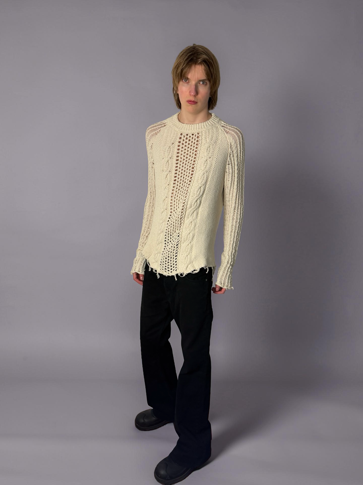 Balmain Cable knit sweater