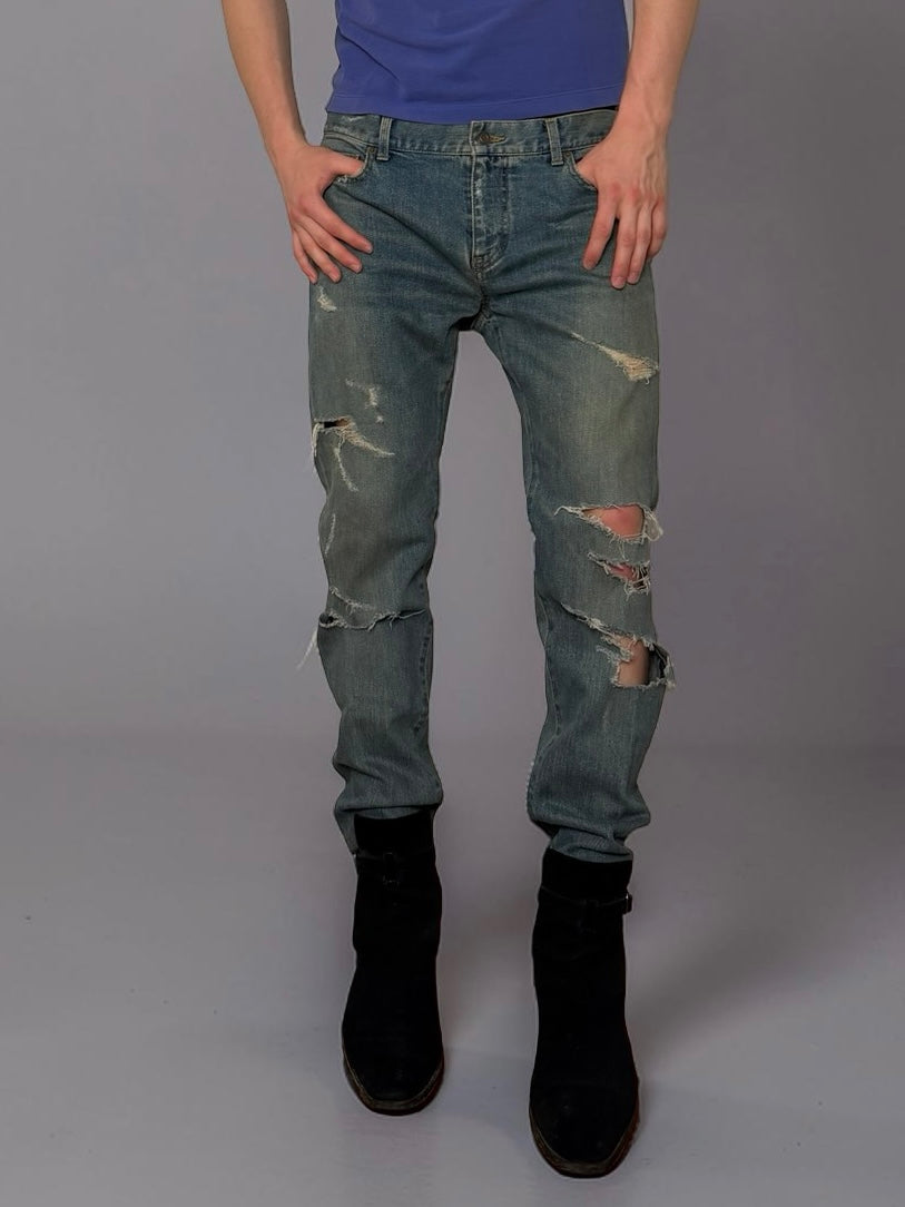 Saint Laurent 2015 Crash Jeans