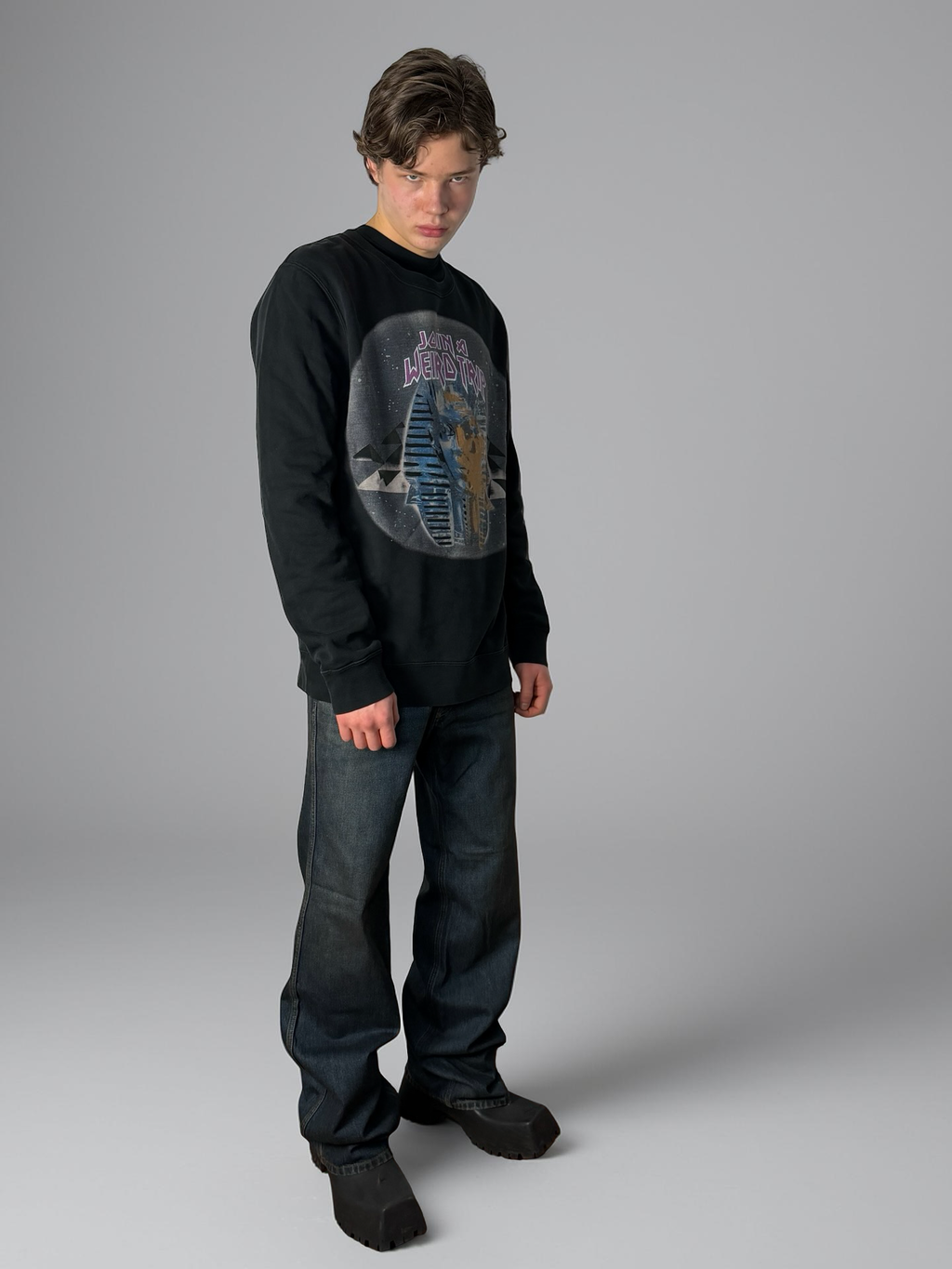 Balenciaga FW2013 “Join a Weird Trip” Sweatshirt