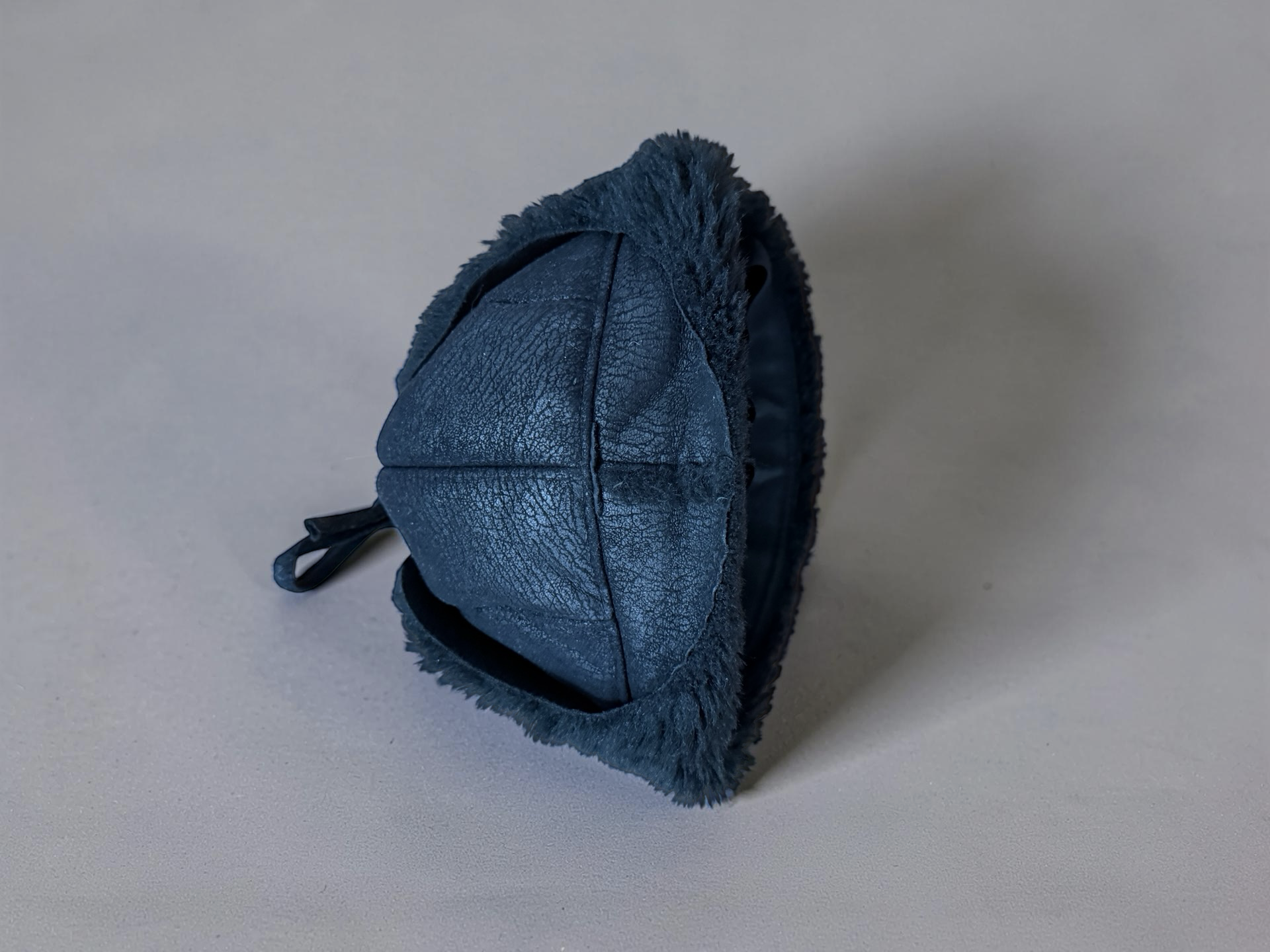 Gosha Rubchinski Faux Leather Chapka Hat