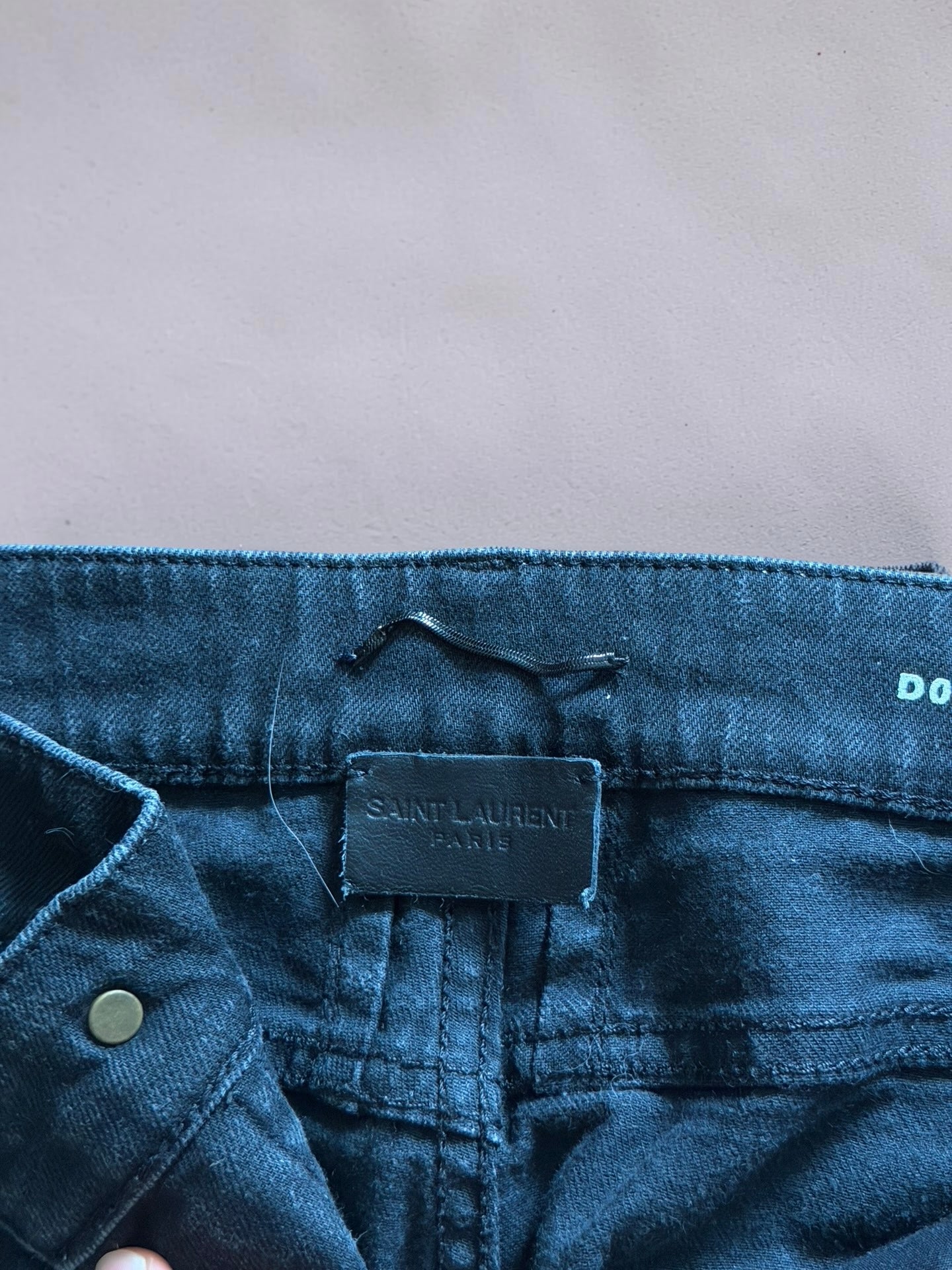 Saint Laurent 2016 Crash Jeans Hedi slimane