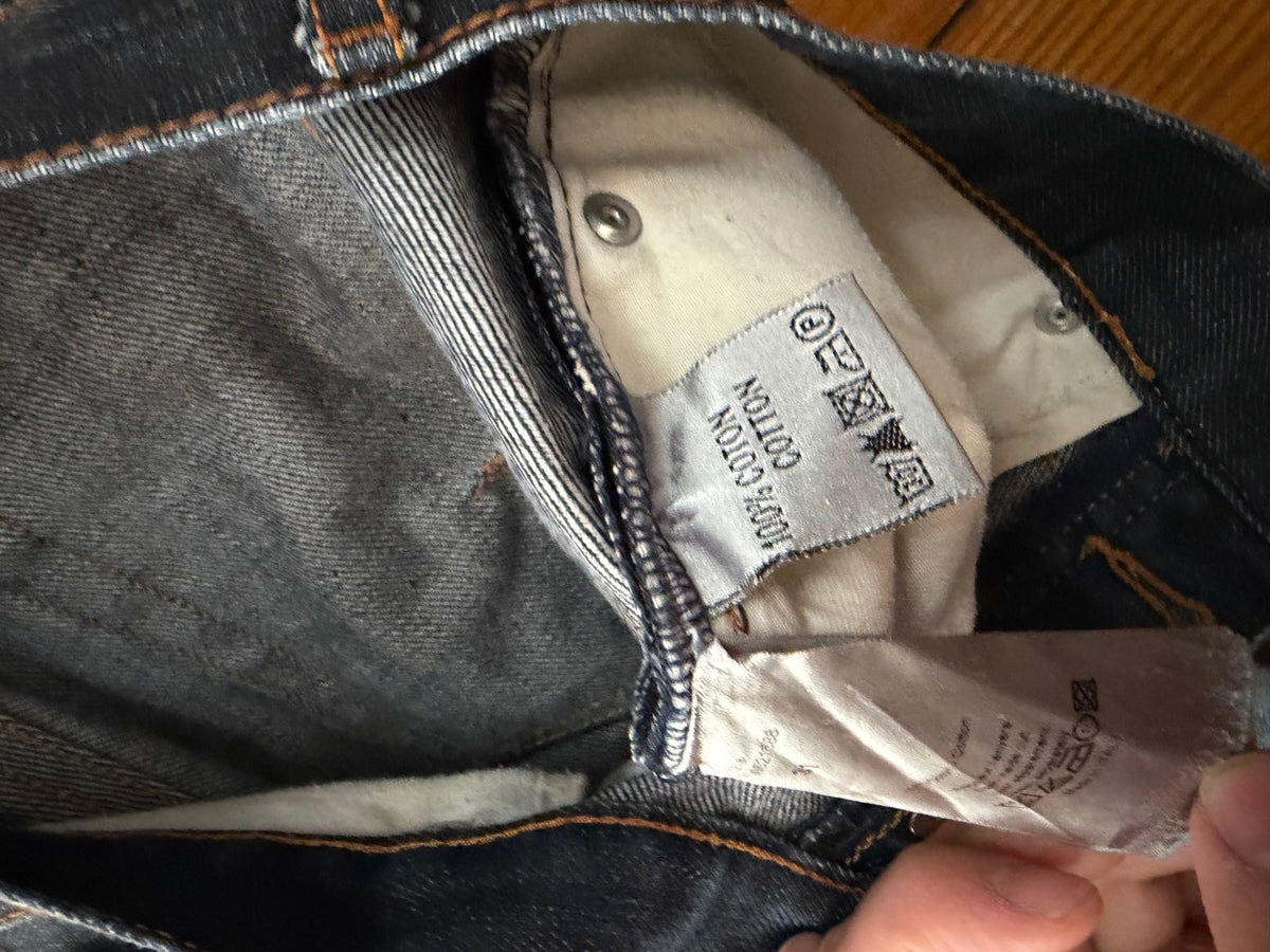 Dior Homme SS10 Coated / Waxed Jeans Kris Van Assche