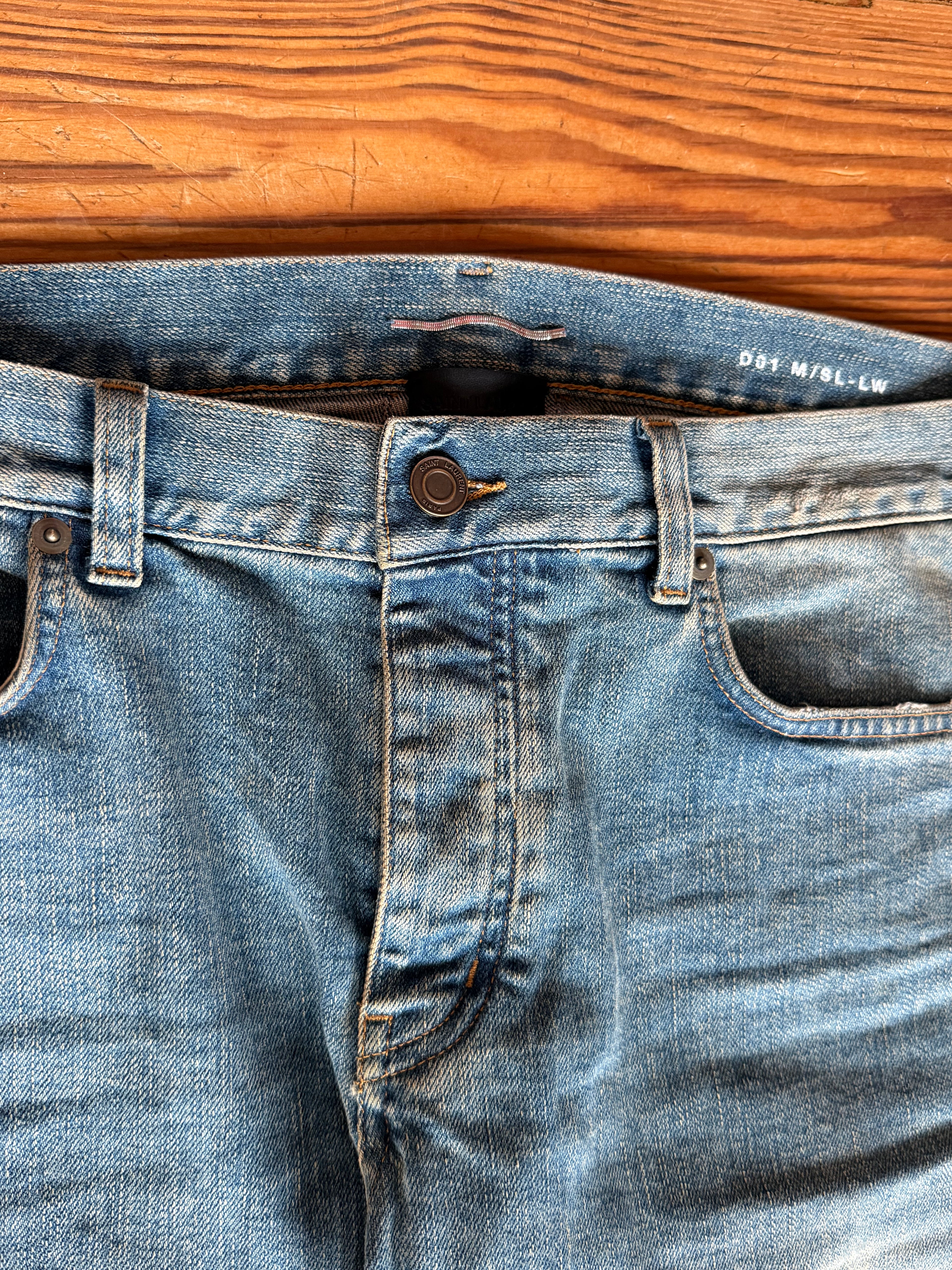 Saint Laurent crash jeans 2016