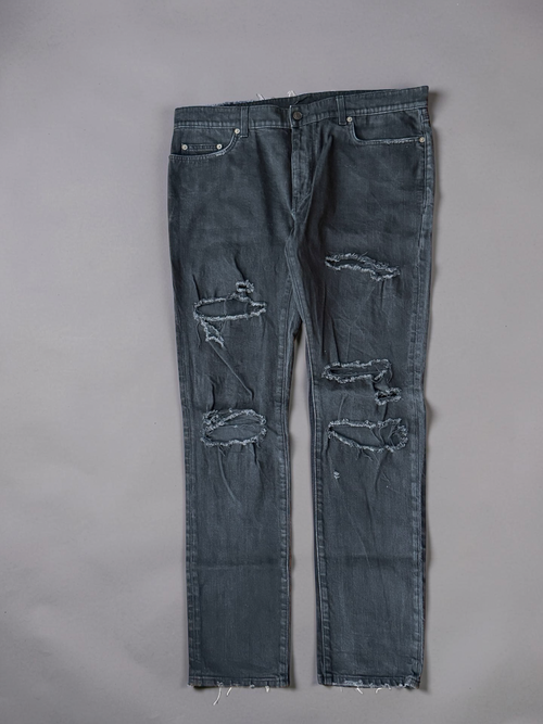 Saint Laurent 2016 Crash Jeans Hedi slimane