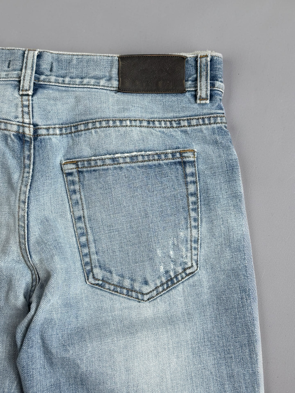 Prada Clawmark ice wash Jeans