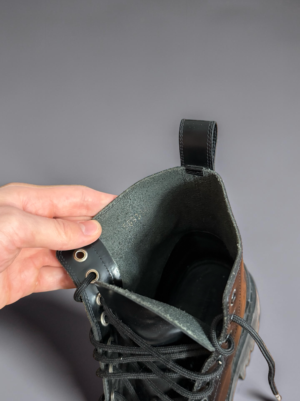 Balenciaga Leather Strike Boots