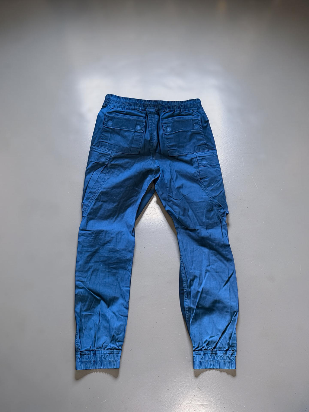 Rick Owens SS19 Babel blujay cargo pants