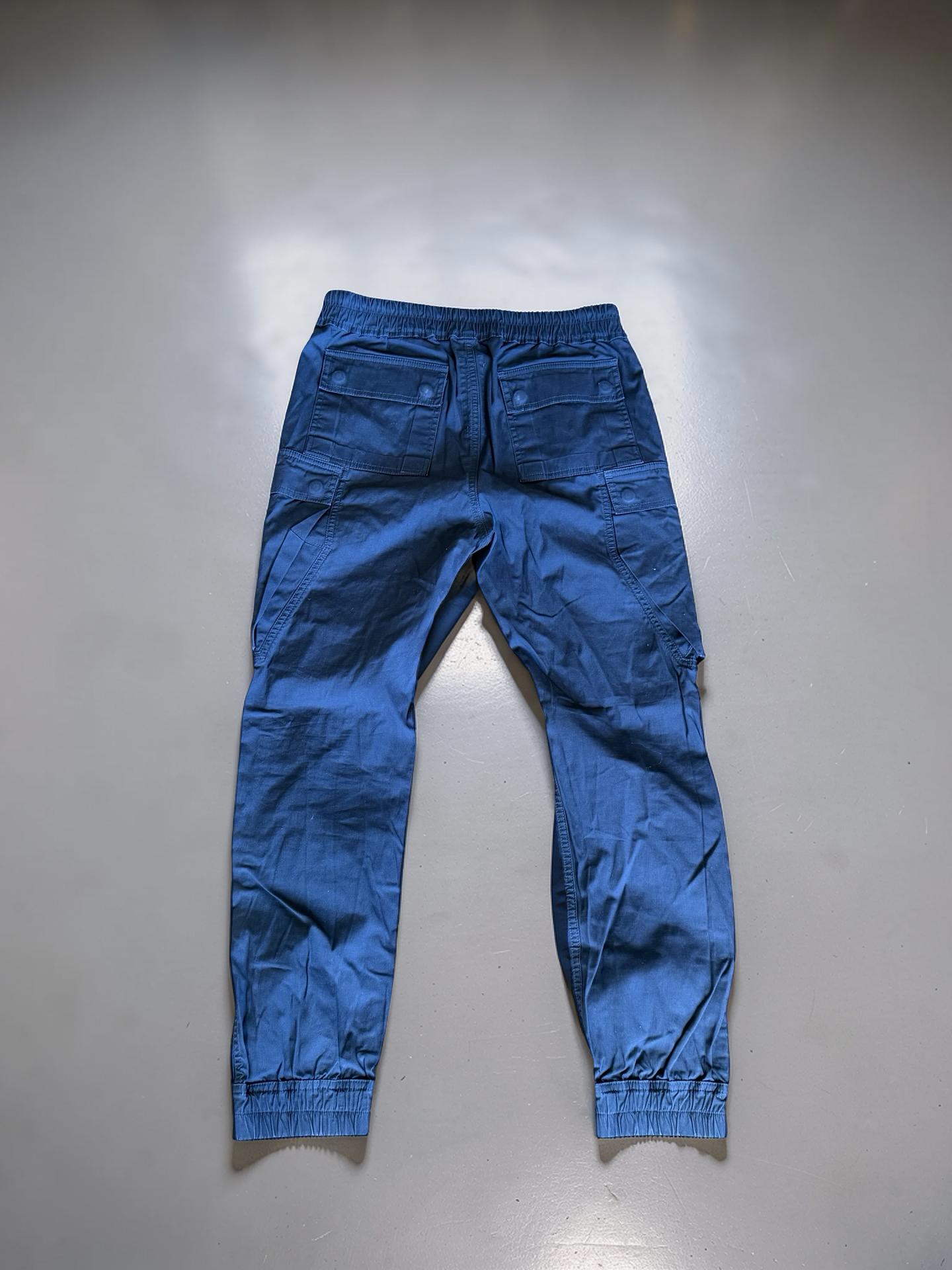 Rick Owens SS19 Babel blujay cargo pants