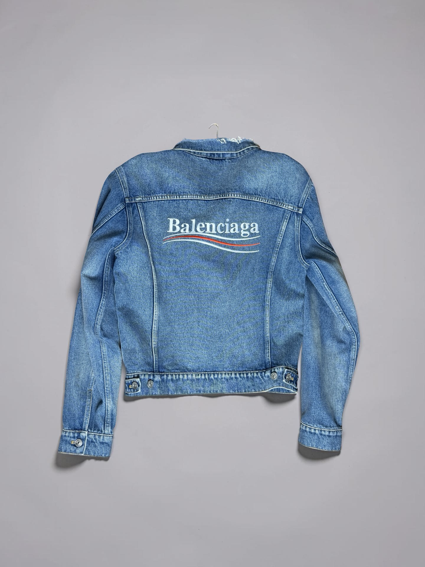 Balenciaga Political Campaing Jeans Jacket
