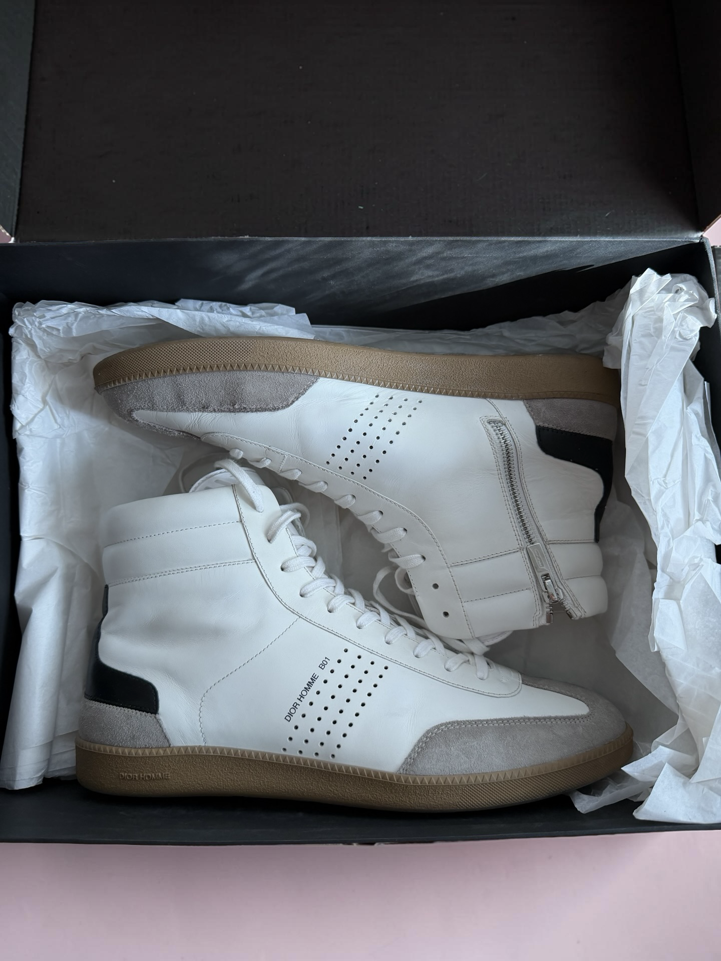 Dior B01 Hightop Sneakers by Kris van Assche