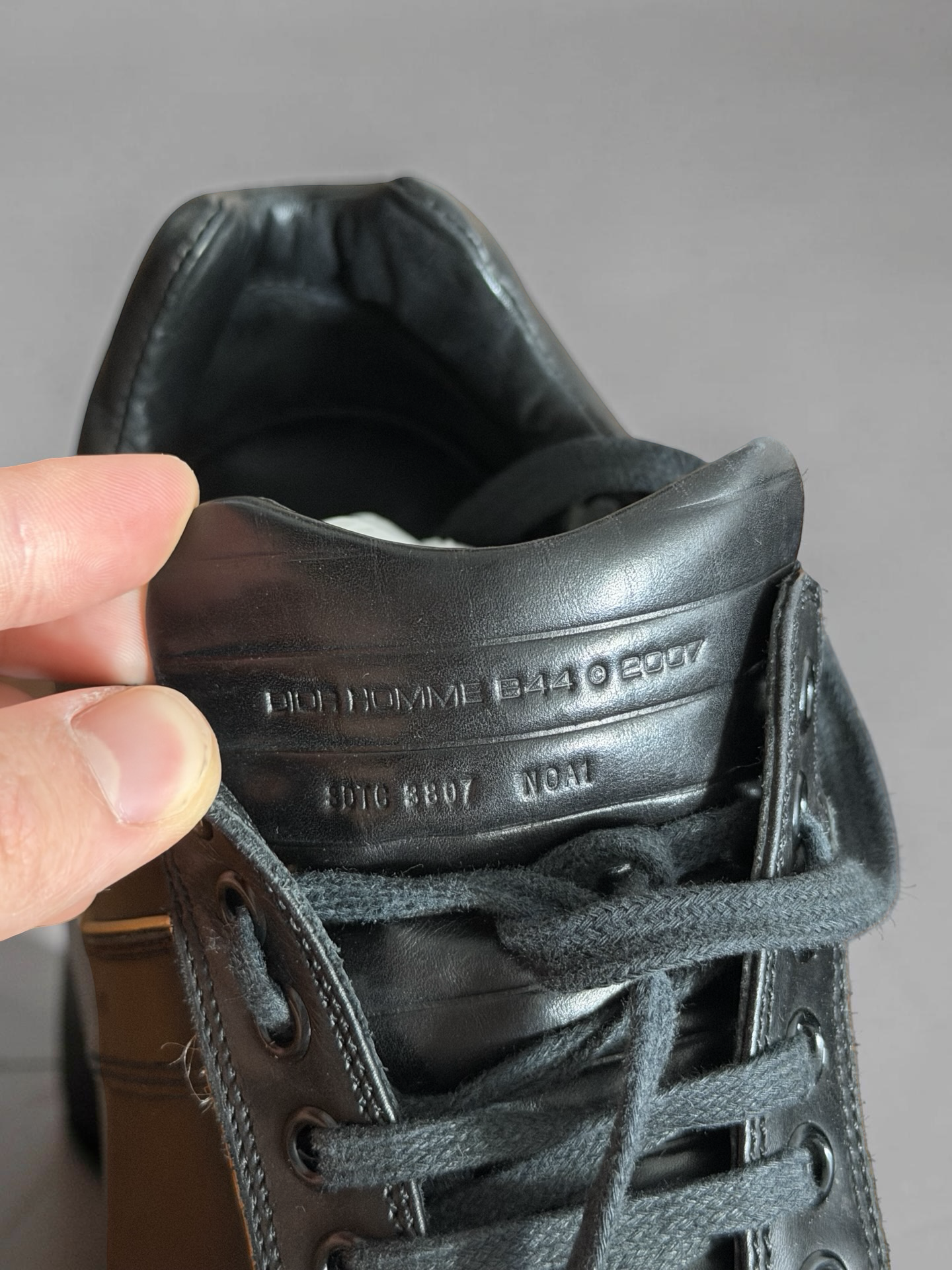 Dior Homme 2007 leather shoes