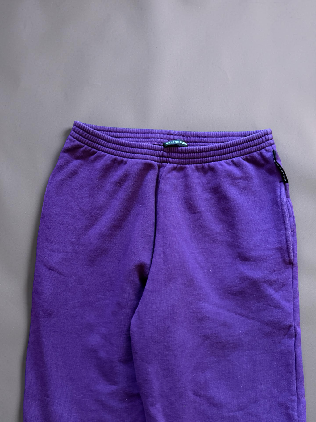 Balenciaga Purple cuffed jogger