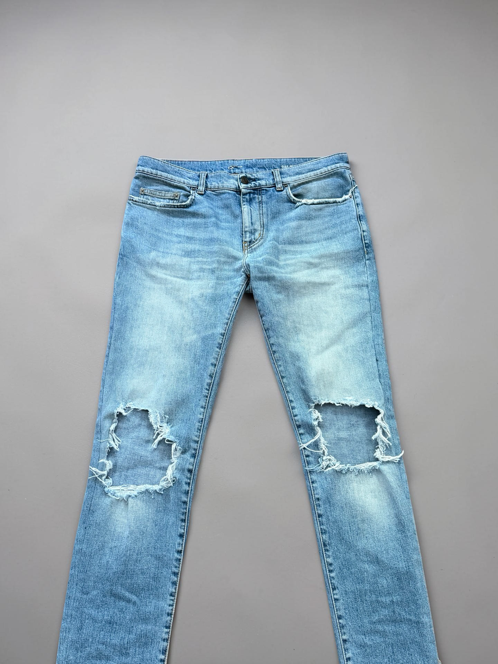 Saint Laurent SS16 Electric Surf Sound Crash Jeans