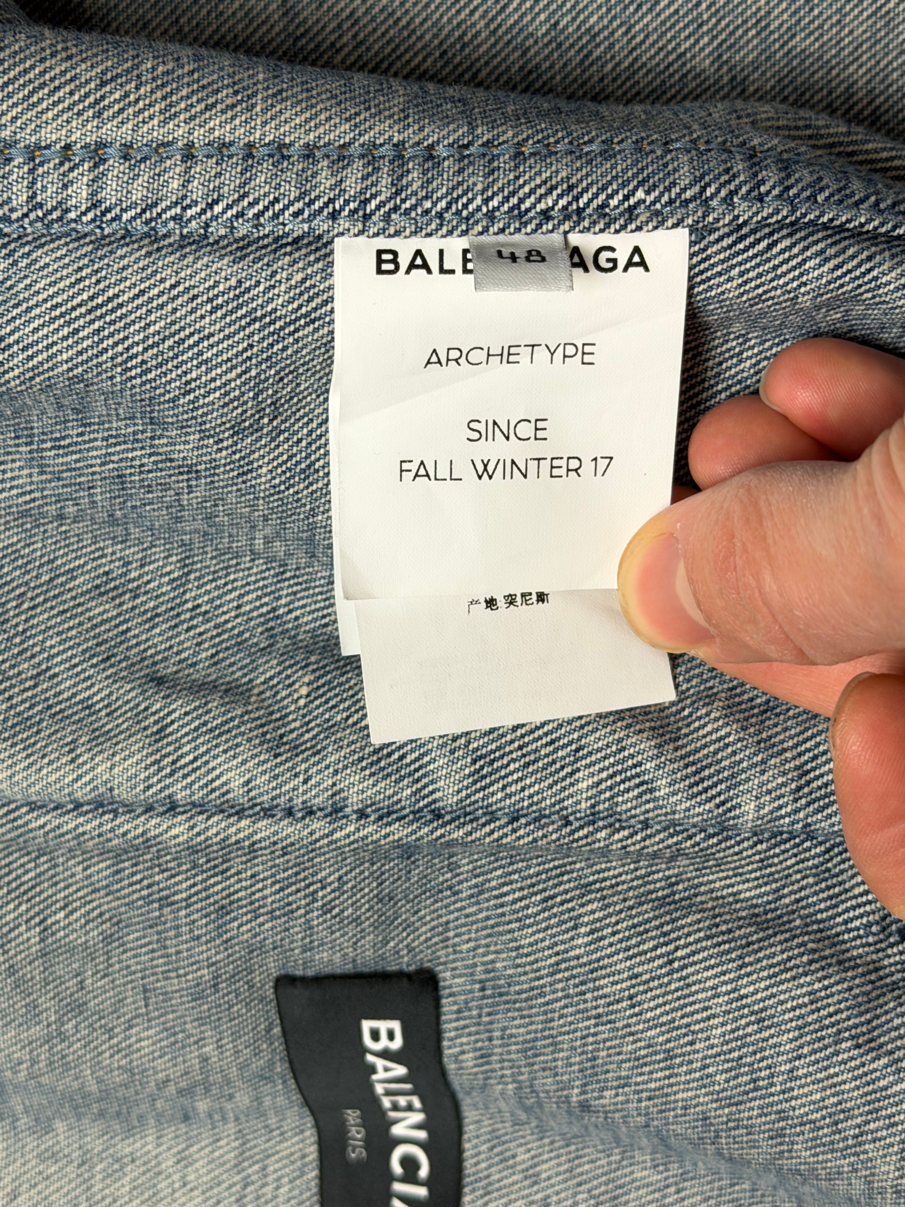 Balenciaga Political Campaing Jeans Jacket