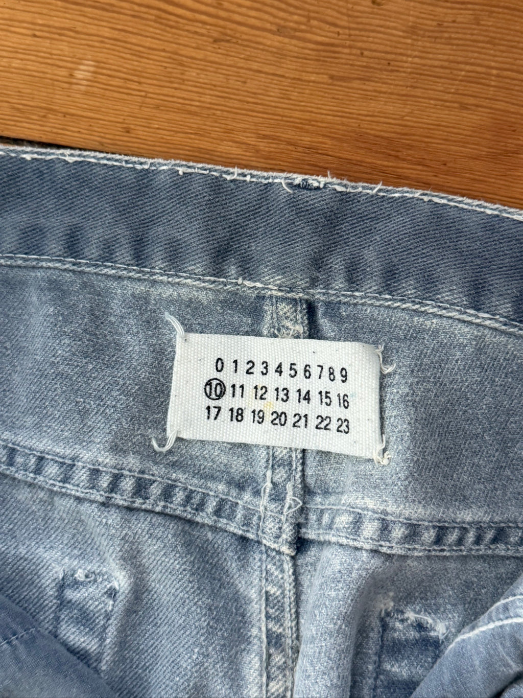 Maison Margiela 2012 Bleached Jeans