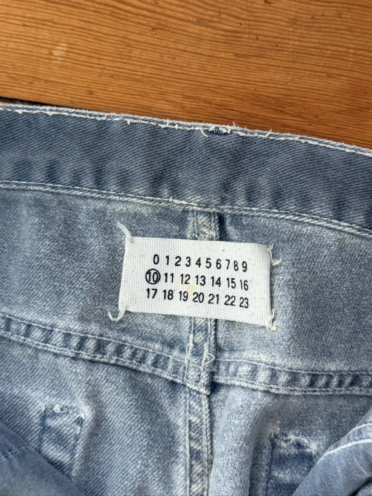 Maison Margiela 2012 Bleached Jeans