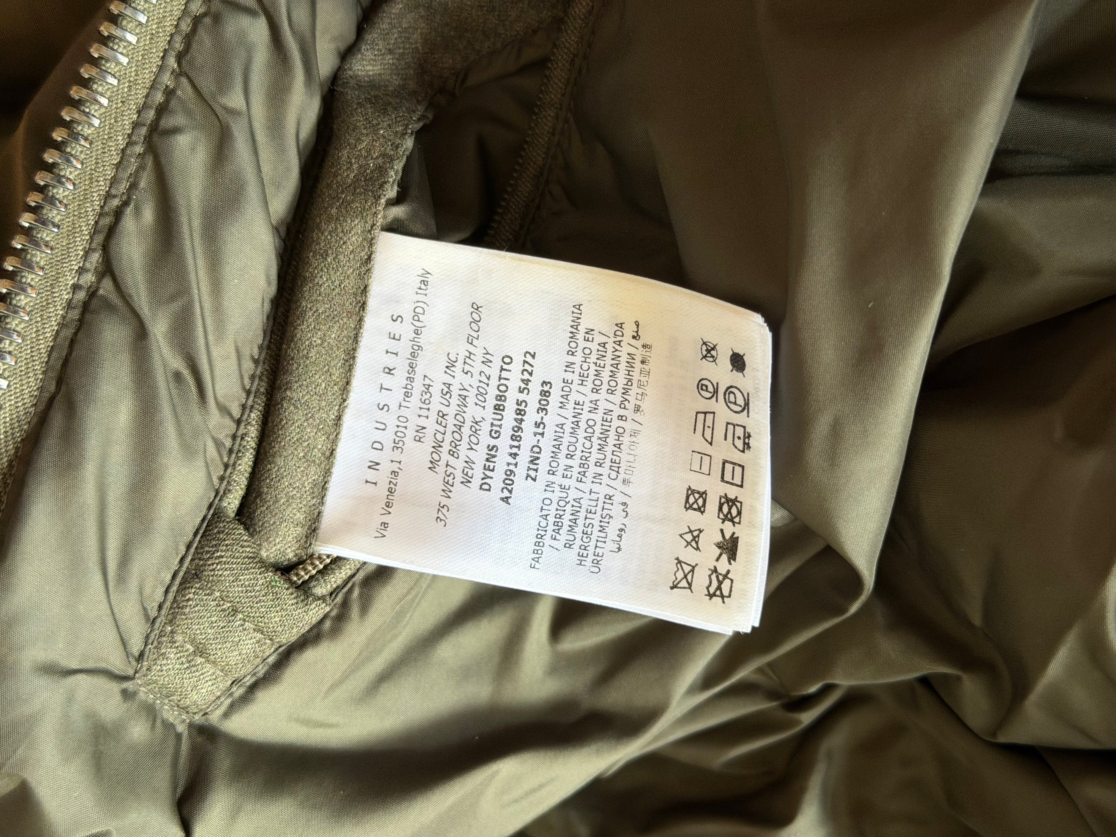 Moncler Camouflage Down Jacket