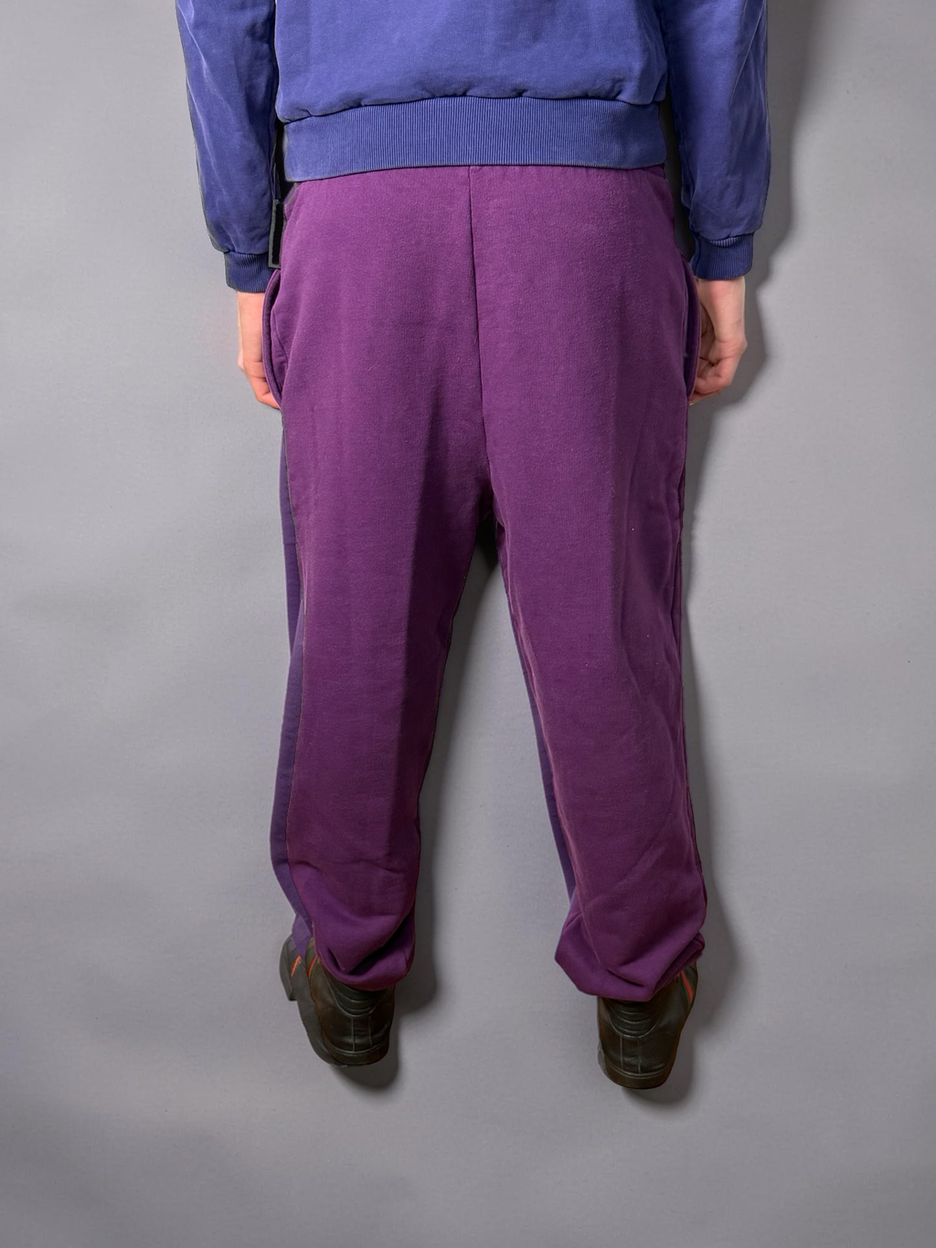 Balenciaga Purple cuffed jogger