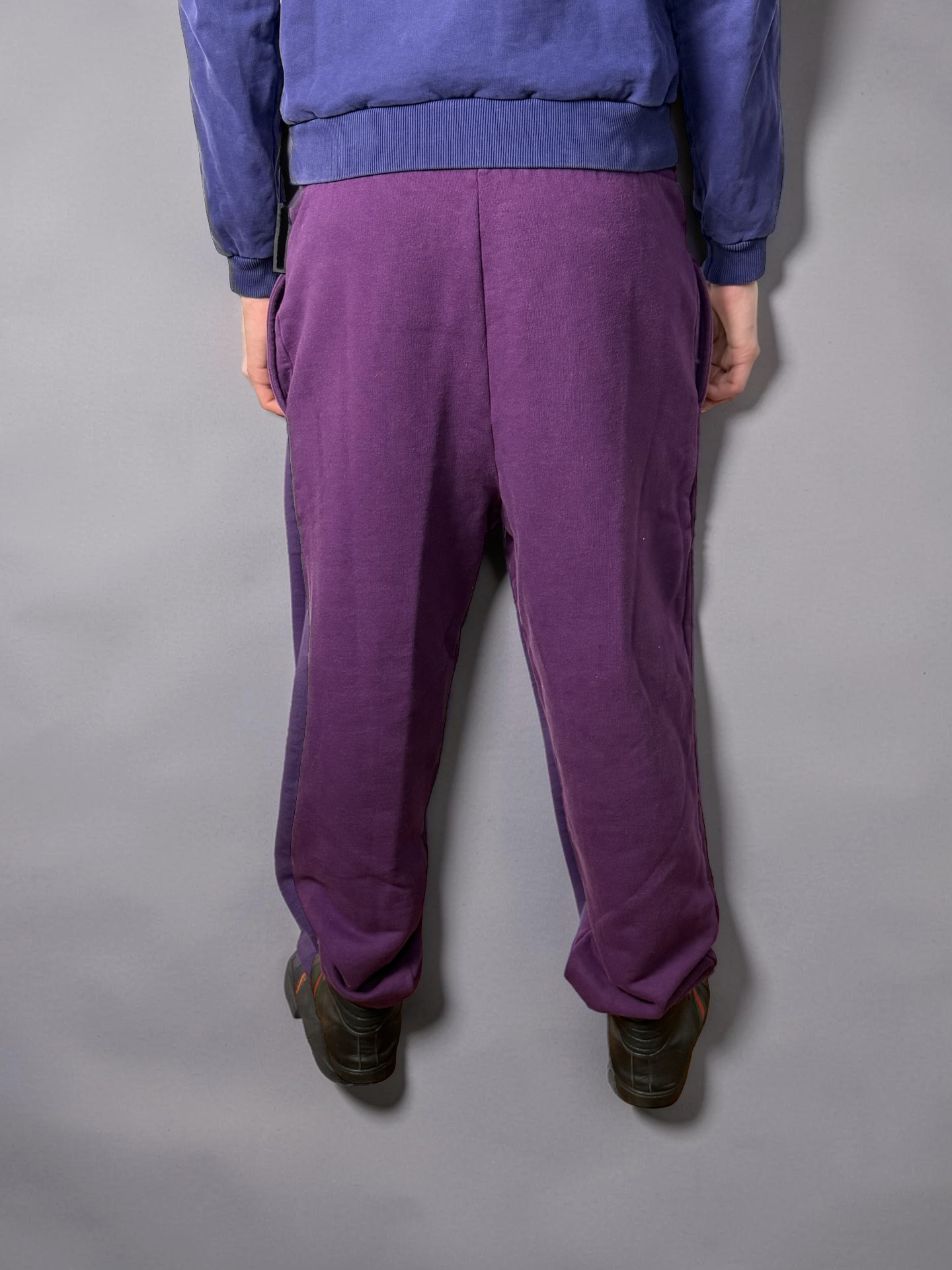 Balenciaga Purple cuffed jogger