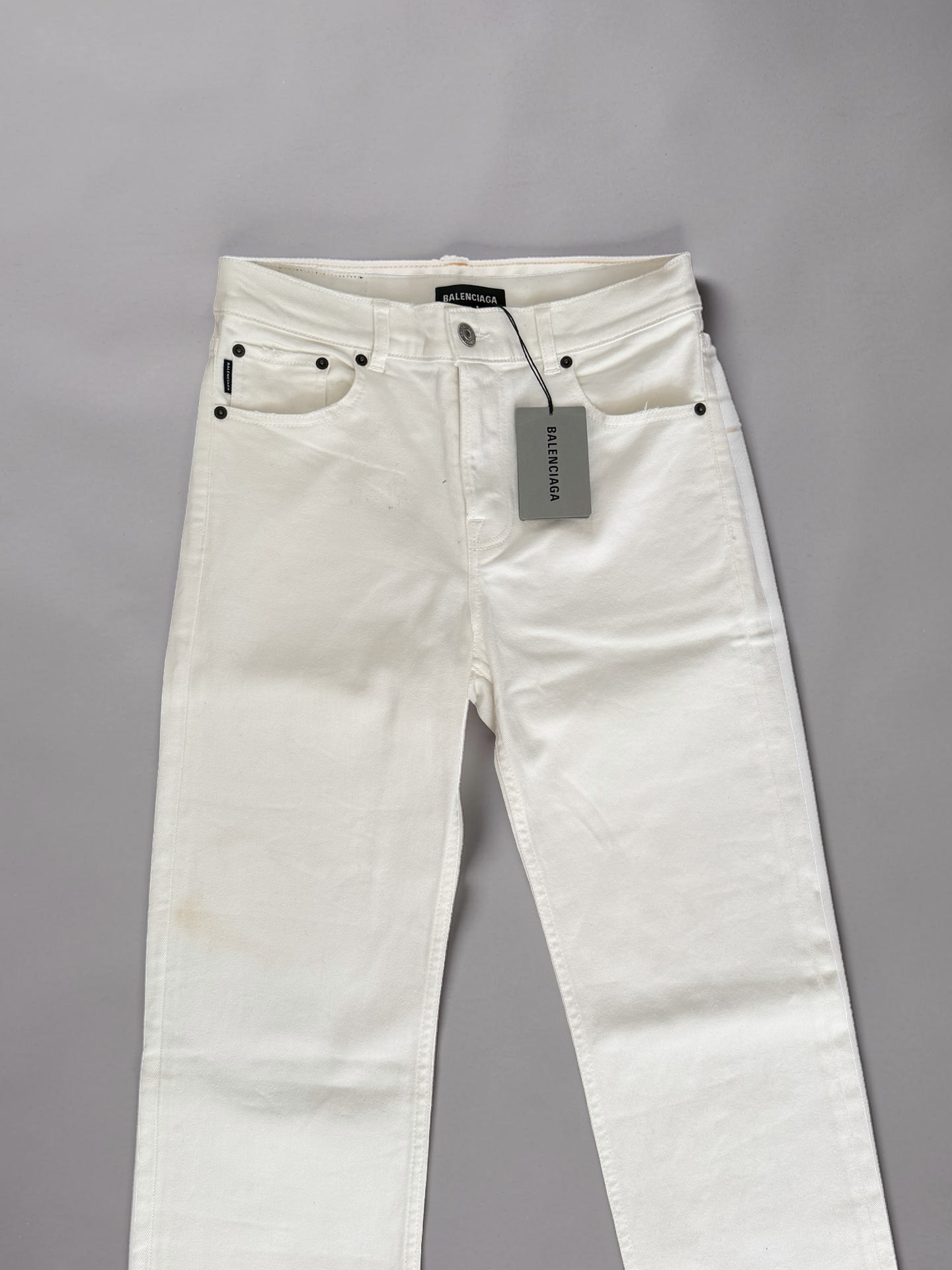 Balenciaga White Jeans
