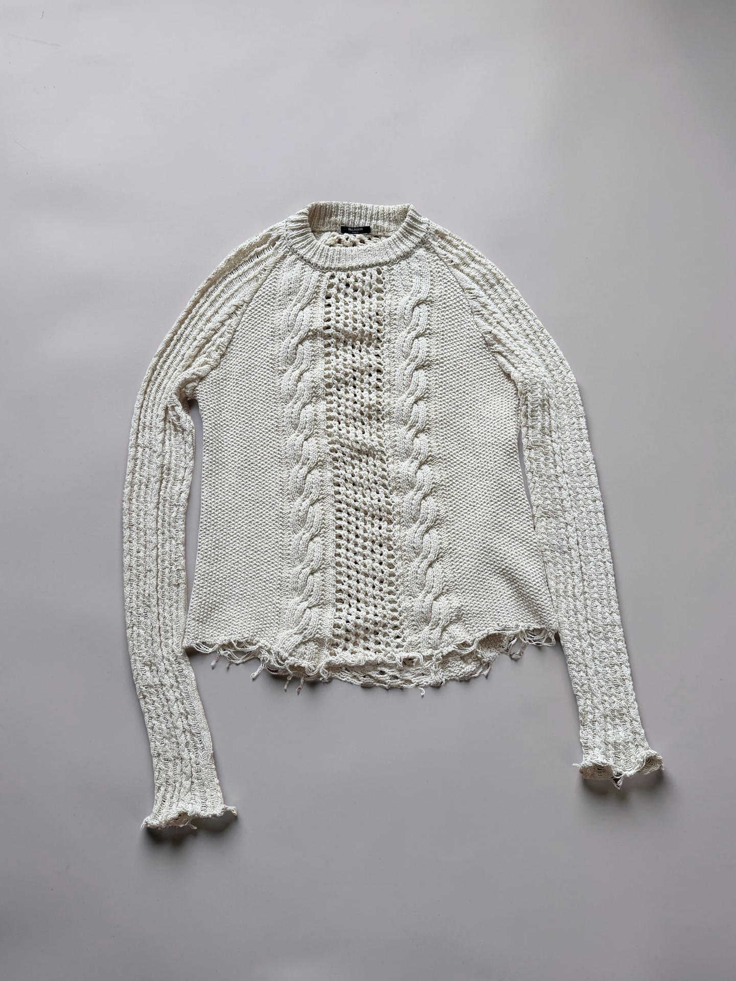 Balmain Cable knit sweater