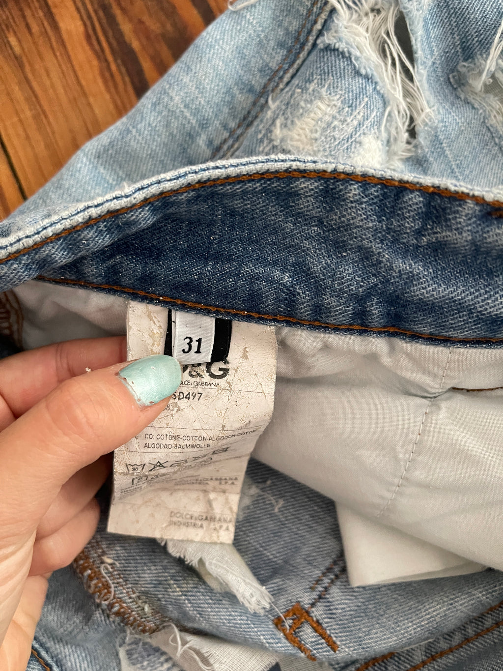 Dolge Gabbana distressed Jeans