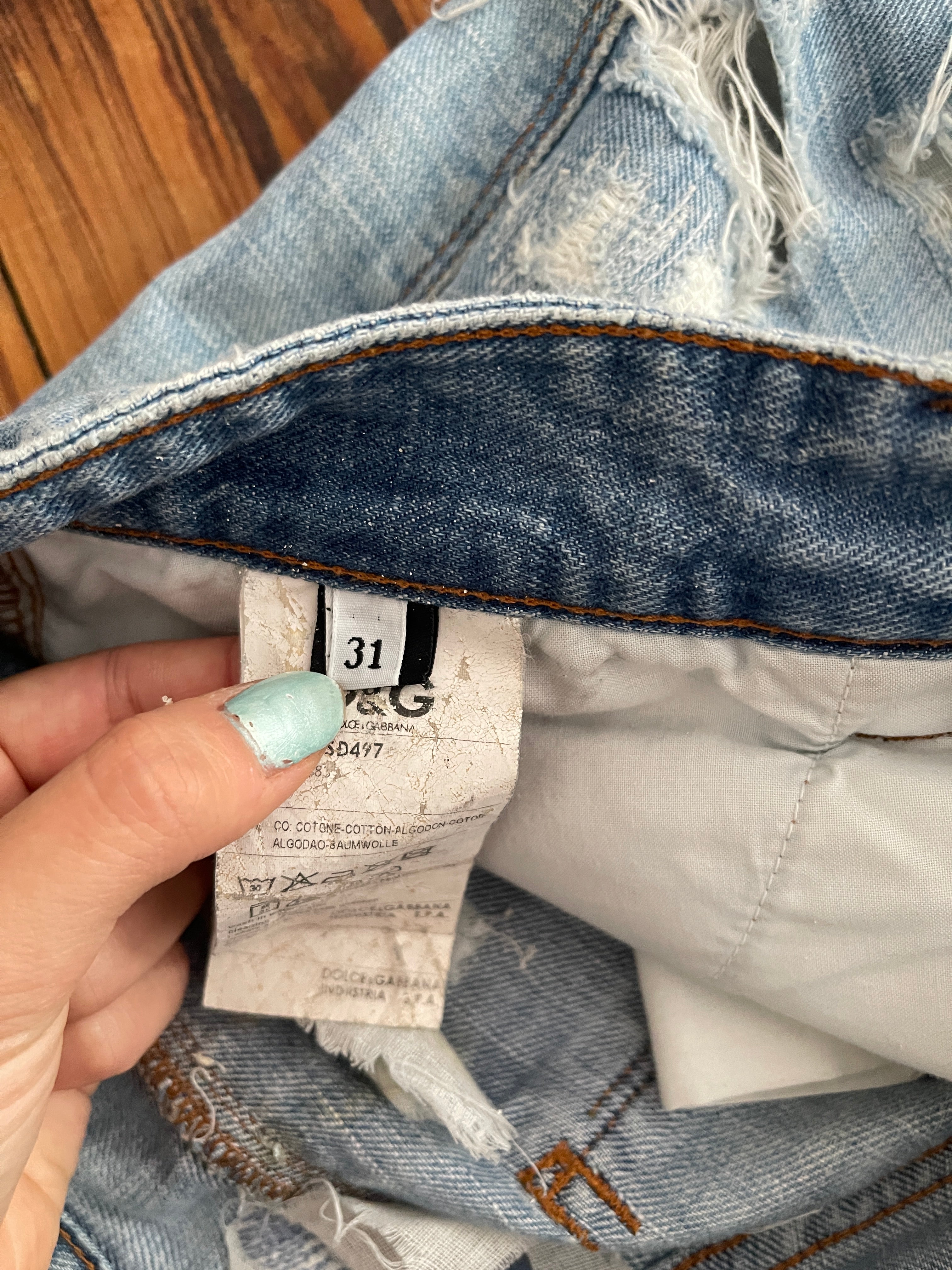 Dolge Gabbana distressed Jeans