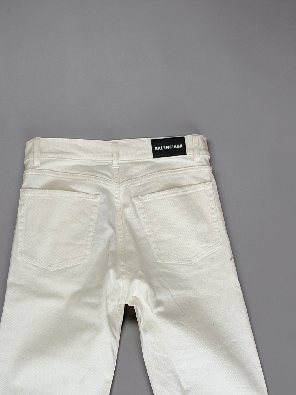 Balenciaga White Jeans