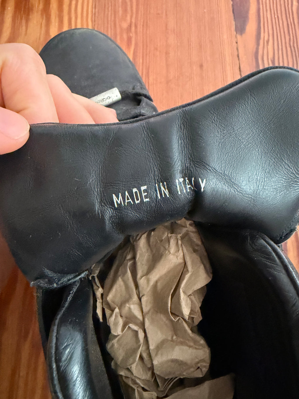 Dior Homme AW12 strap Hightop Black leather shoes