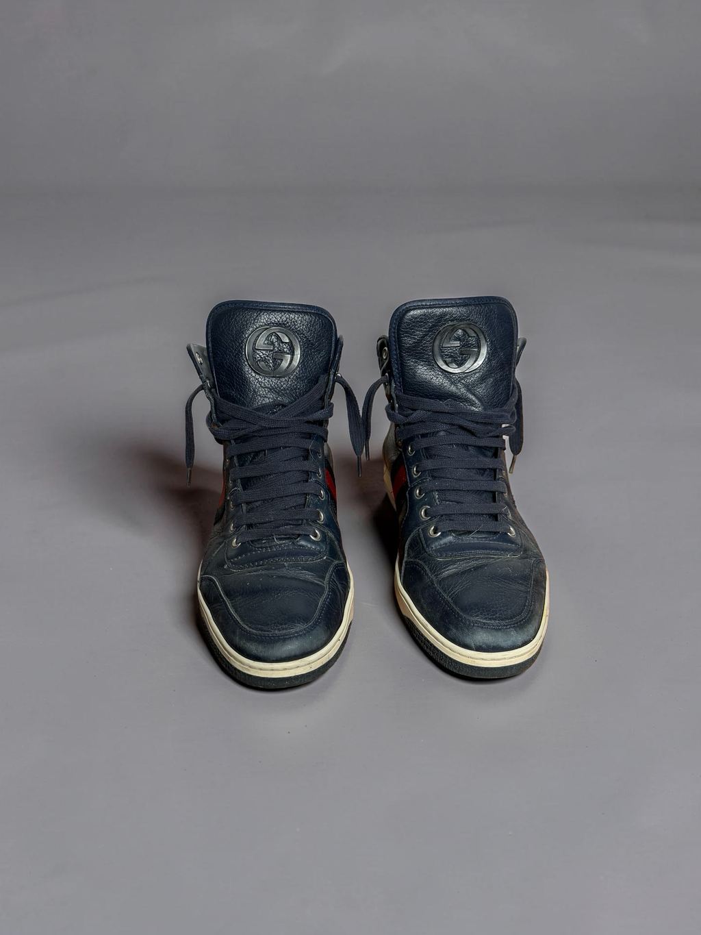 Gucci Blue Hightop shoes