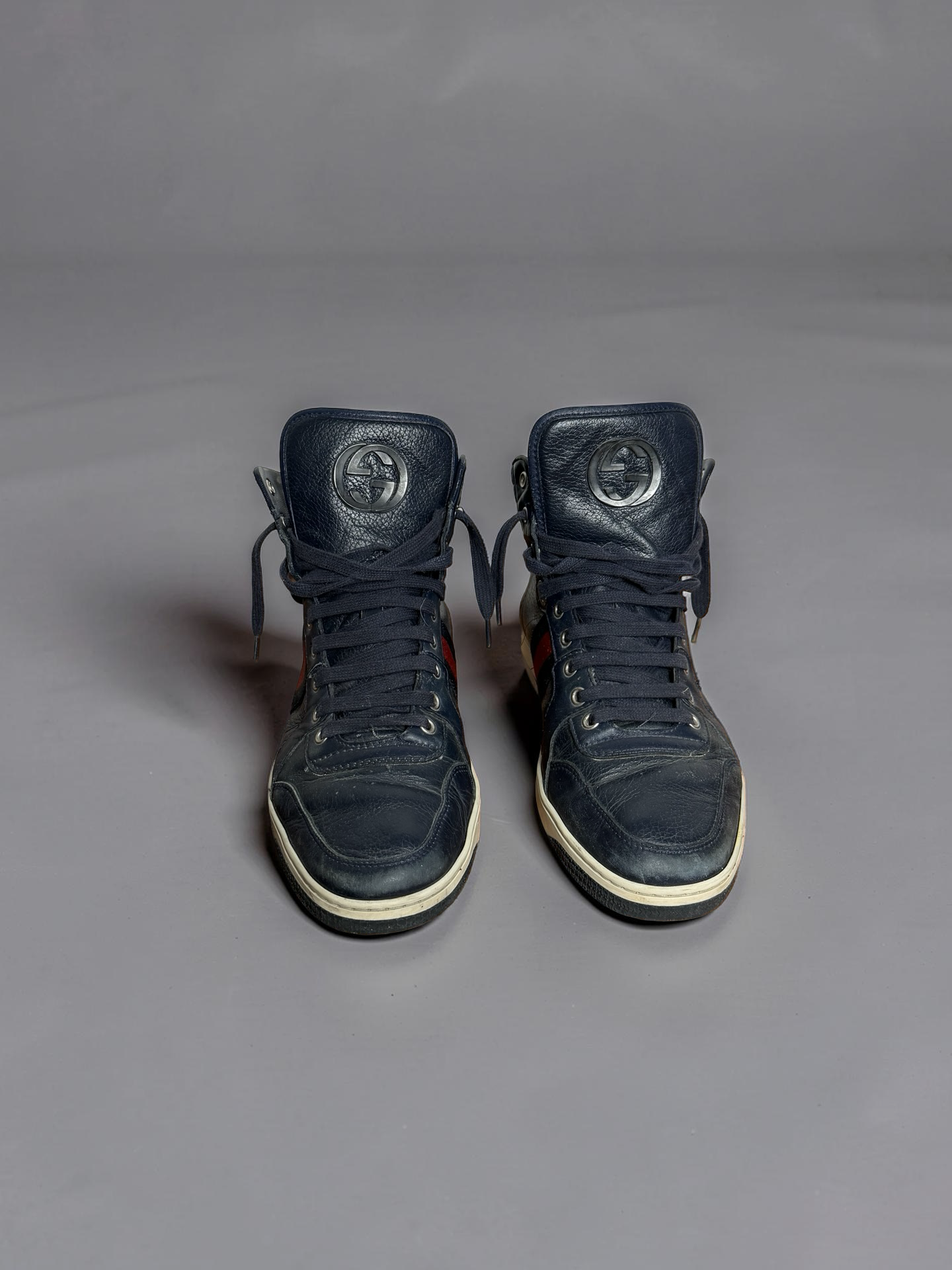 Gucci Blue Hightop shoes