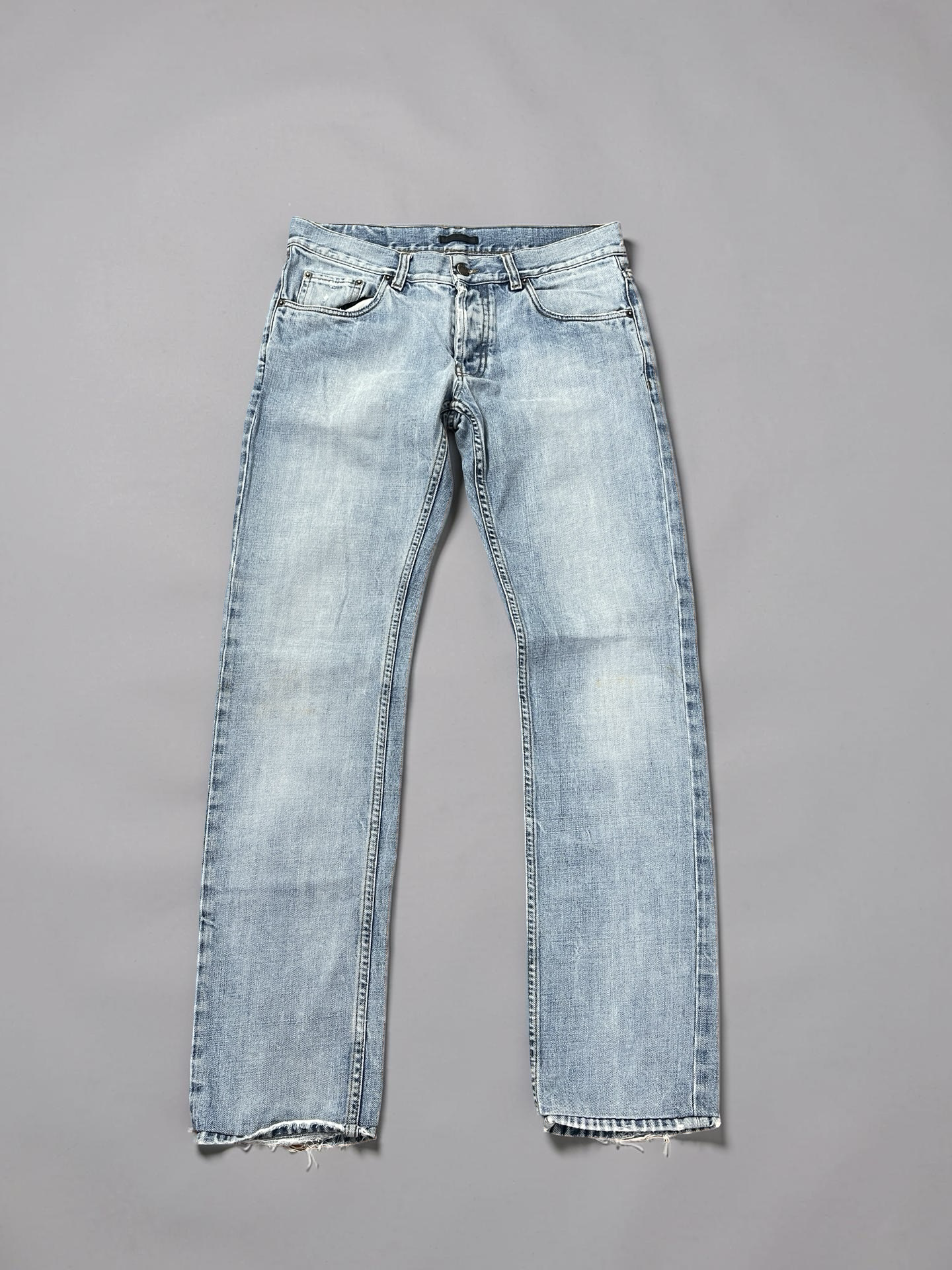 Prada Clawmark ice wash Jeans