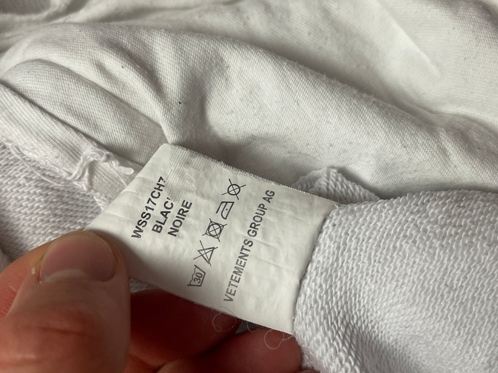 Vetements x Champion zip up hoodie