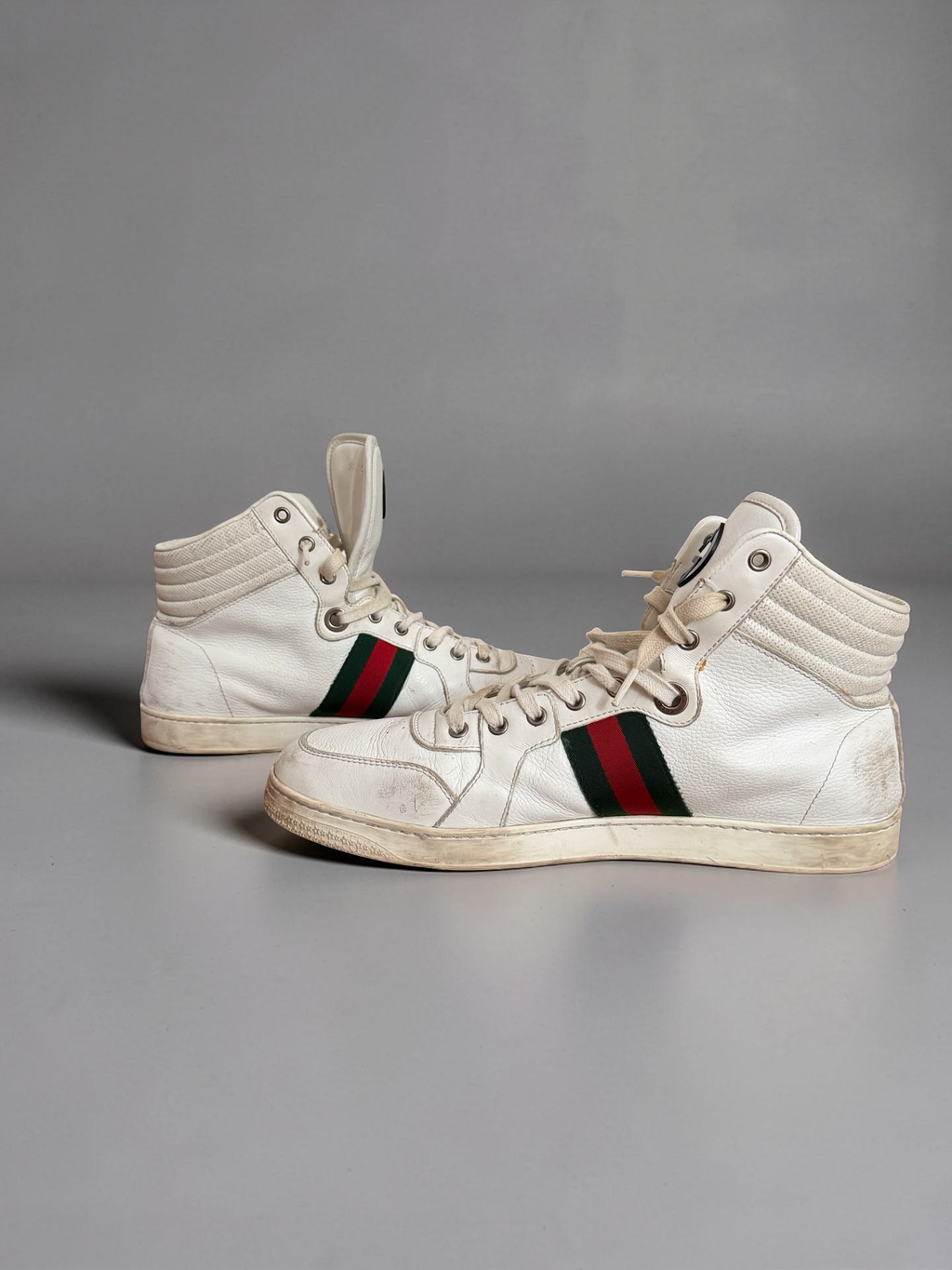 Gucci White Hightops