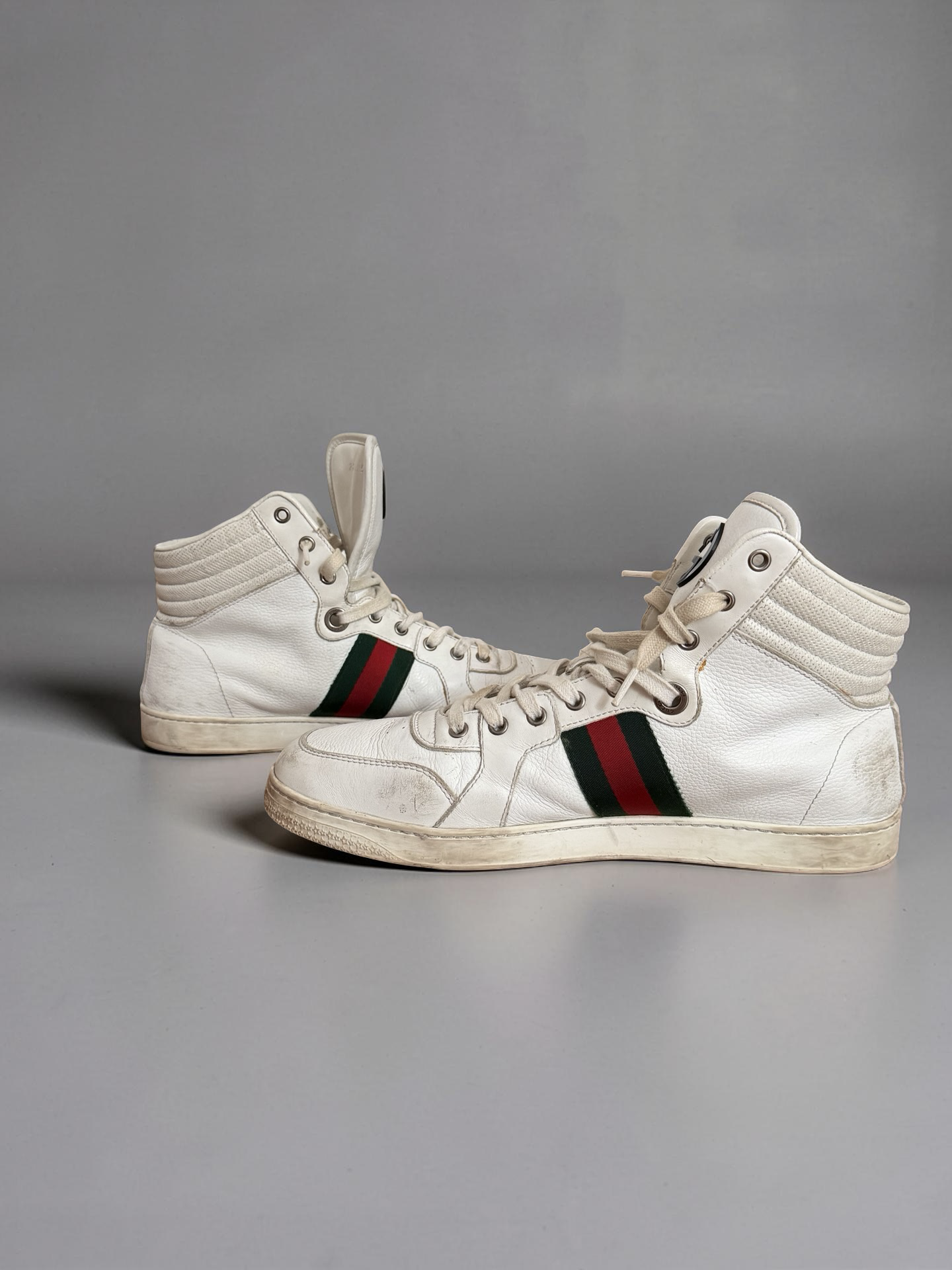 Gucci White Hightops