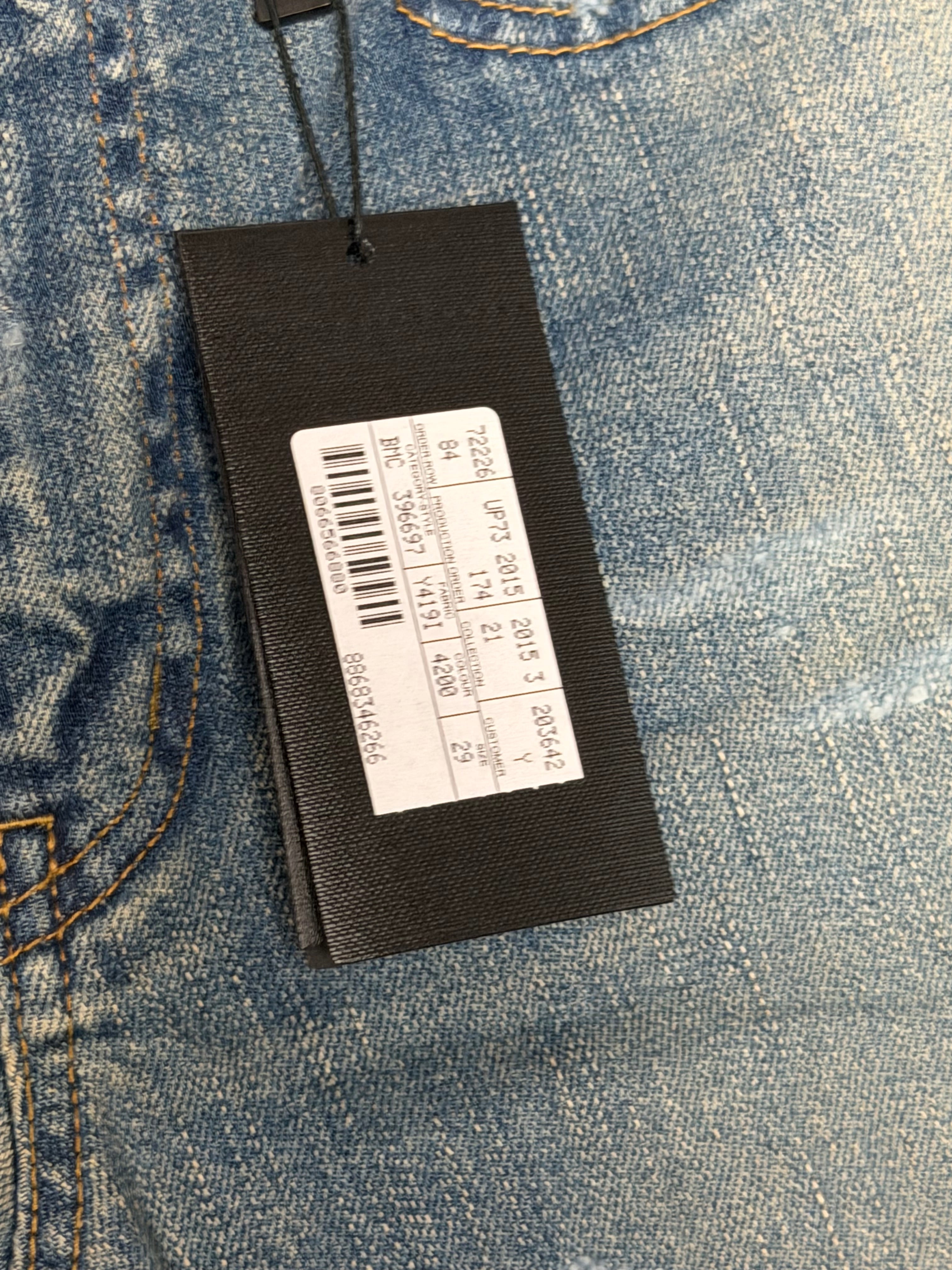 Saint Laurent 2016 Crash Jeans Hedi slimane new with tags
