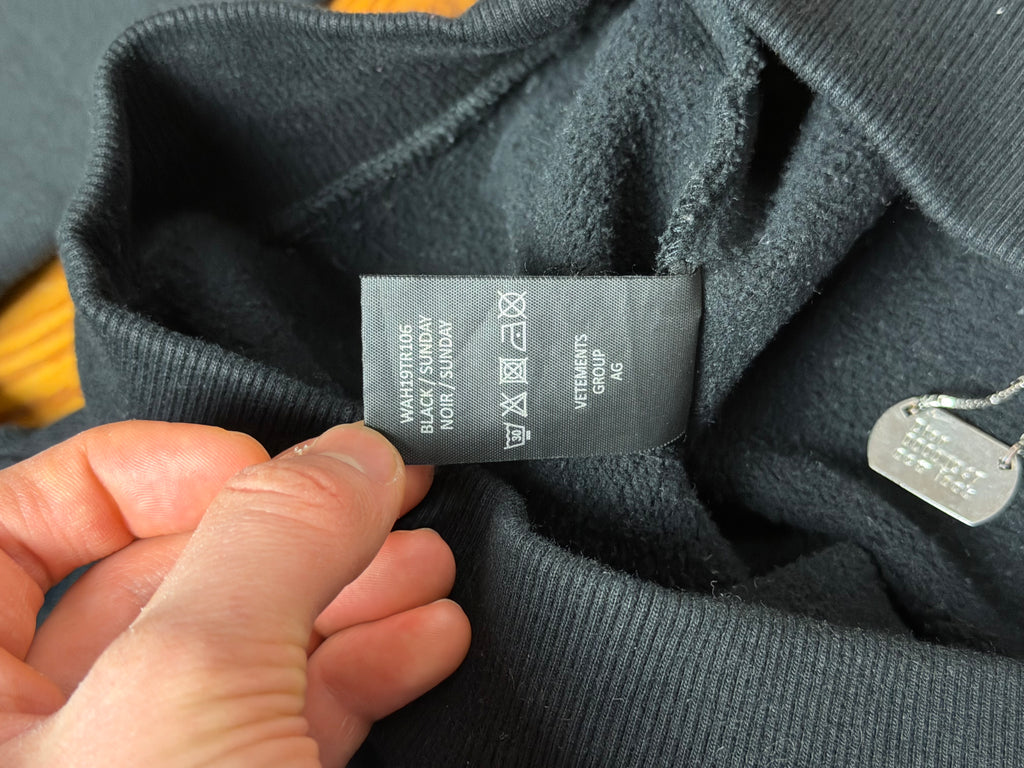 Vetements Demna Sunday Hoodie