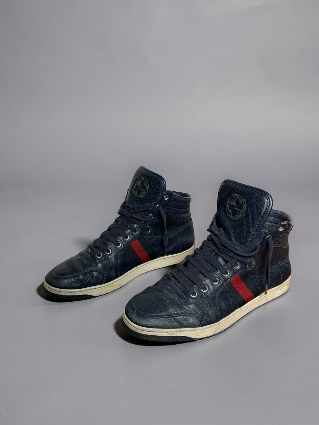 Gucci Blue Hightop shoes