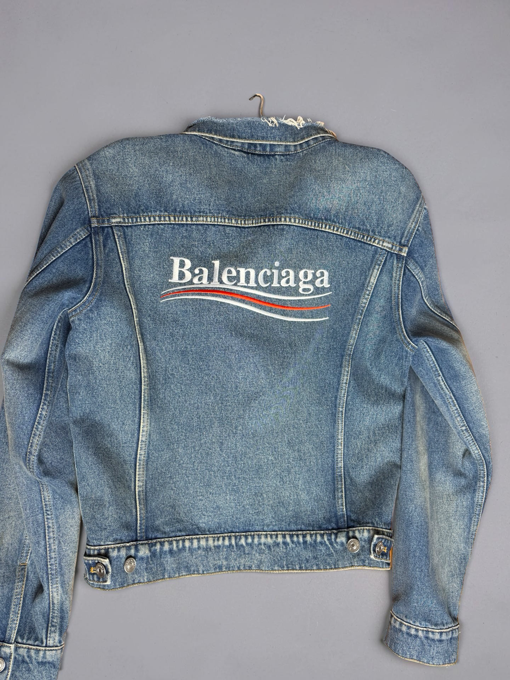 Balenciaga Political Campaing Jeans Jacket