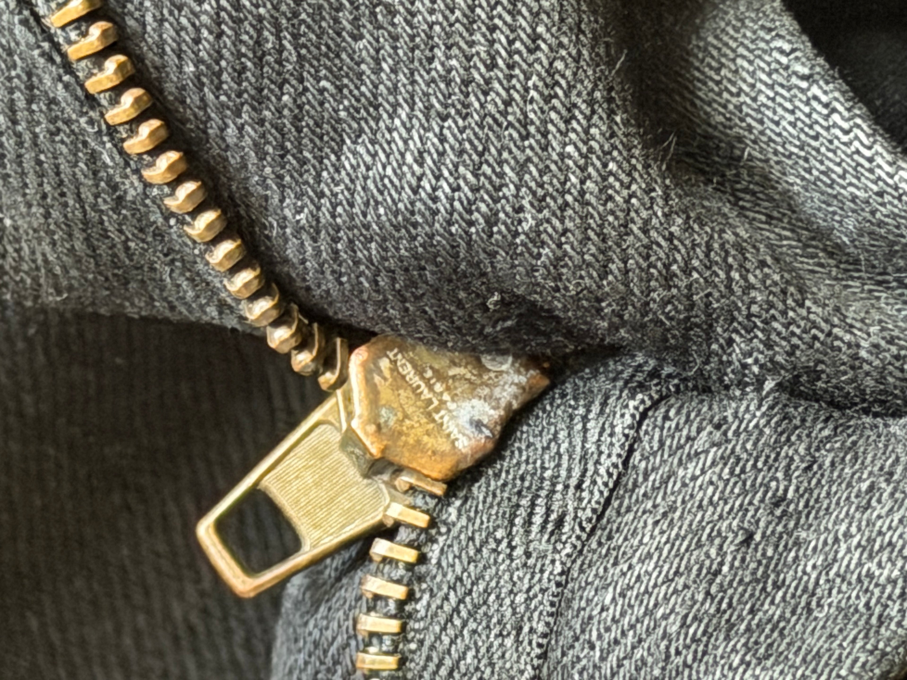 Saint Laurent coated jeans by Hedi slimane 2015