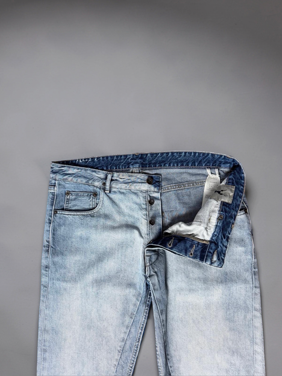 Rick Owens AW17 “Glitter” "Hustlers Blue” detroit jeans