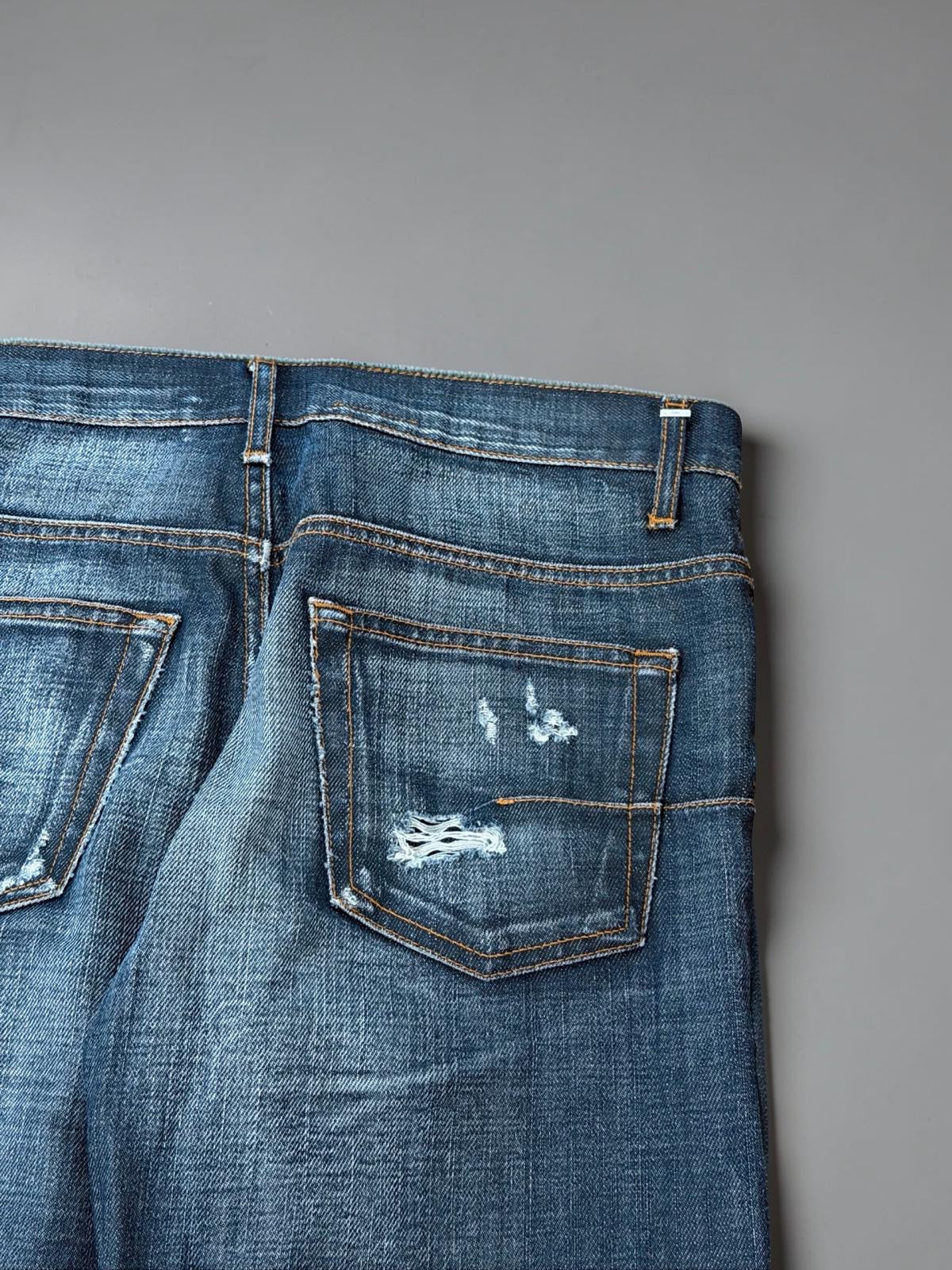 Dior Homme SS10 Coated / Waxed Jeans Kris Van Assche