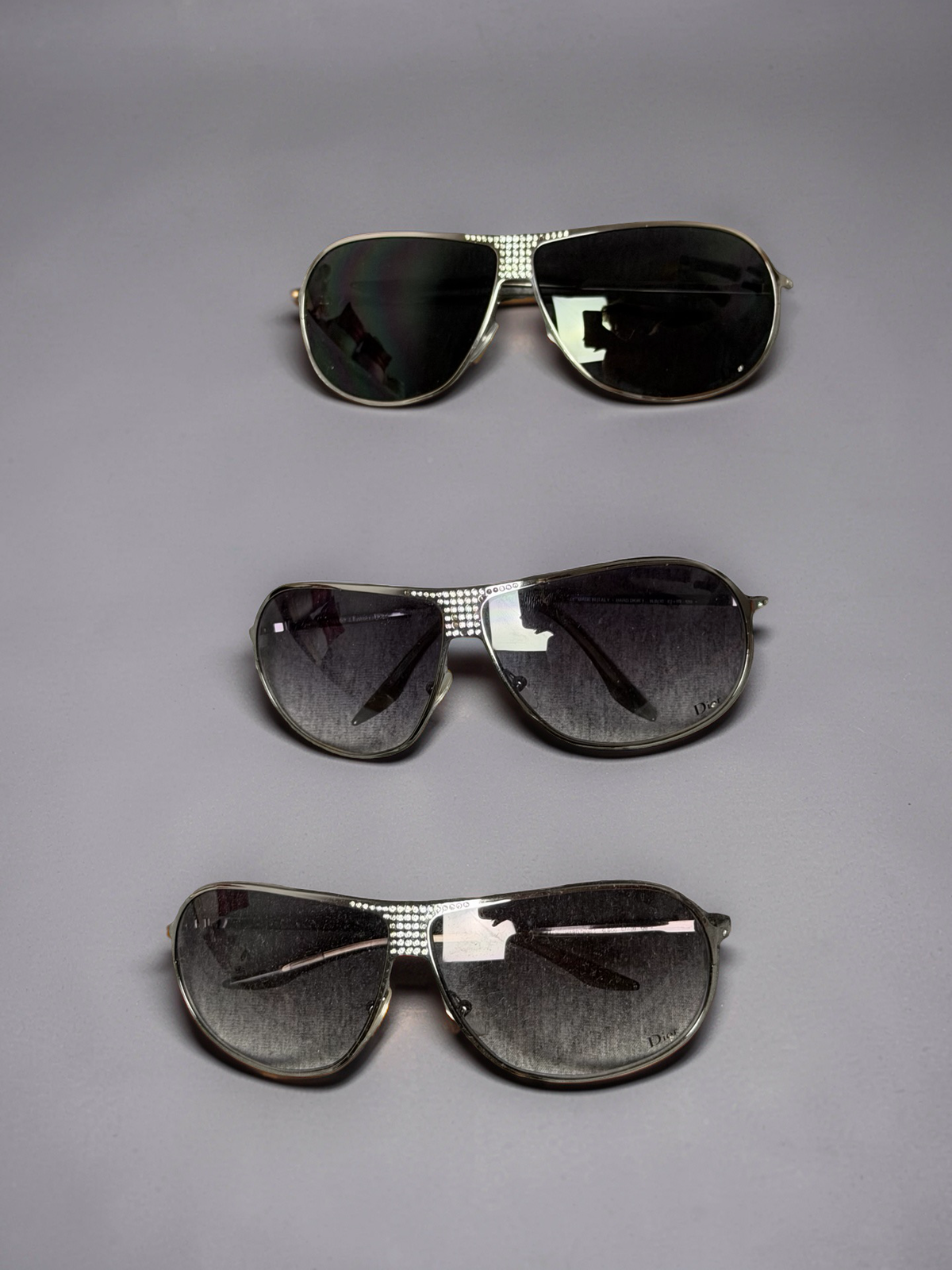 Dior Homme AW05 Crystal Sunglasses